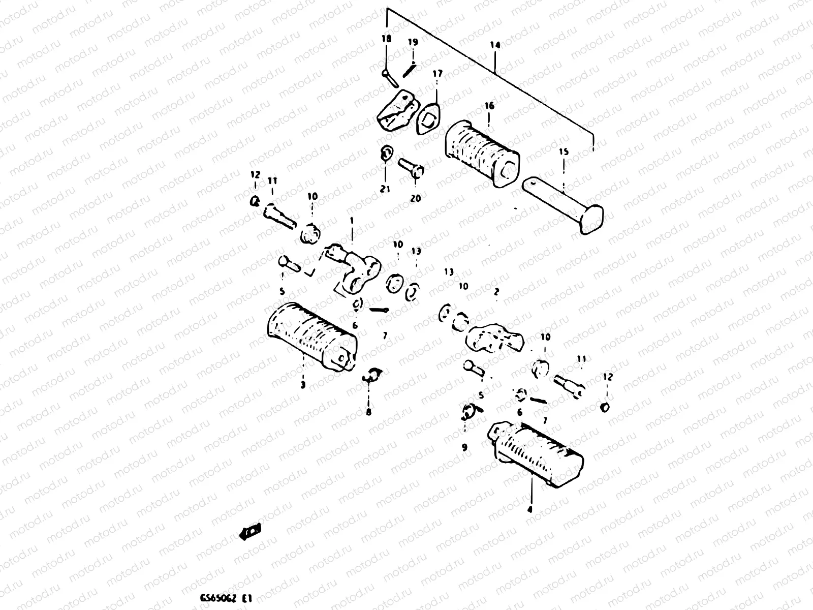 48 - FOOTREST (MODEL Z)