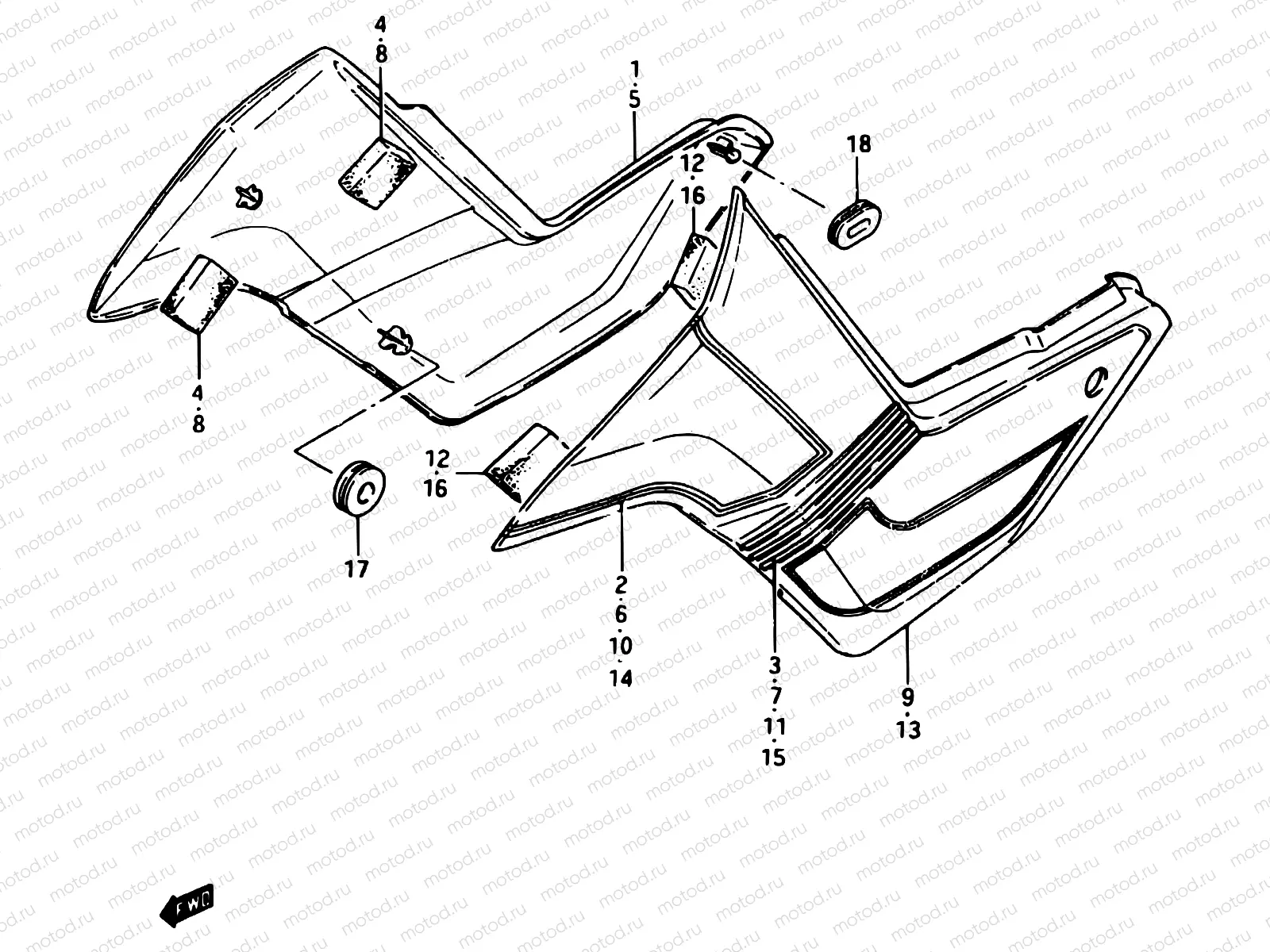 48 - FRAME COVER (GSX750ESD)