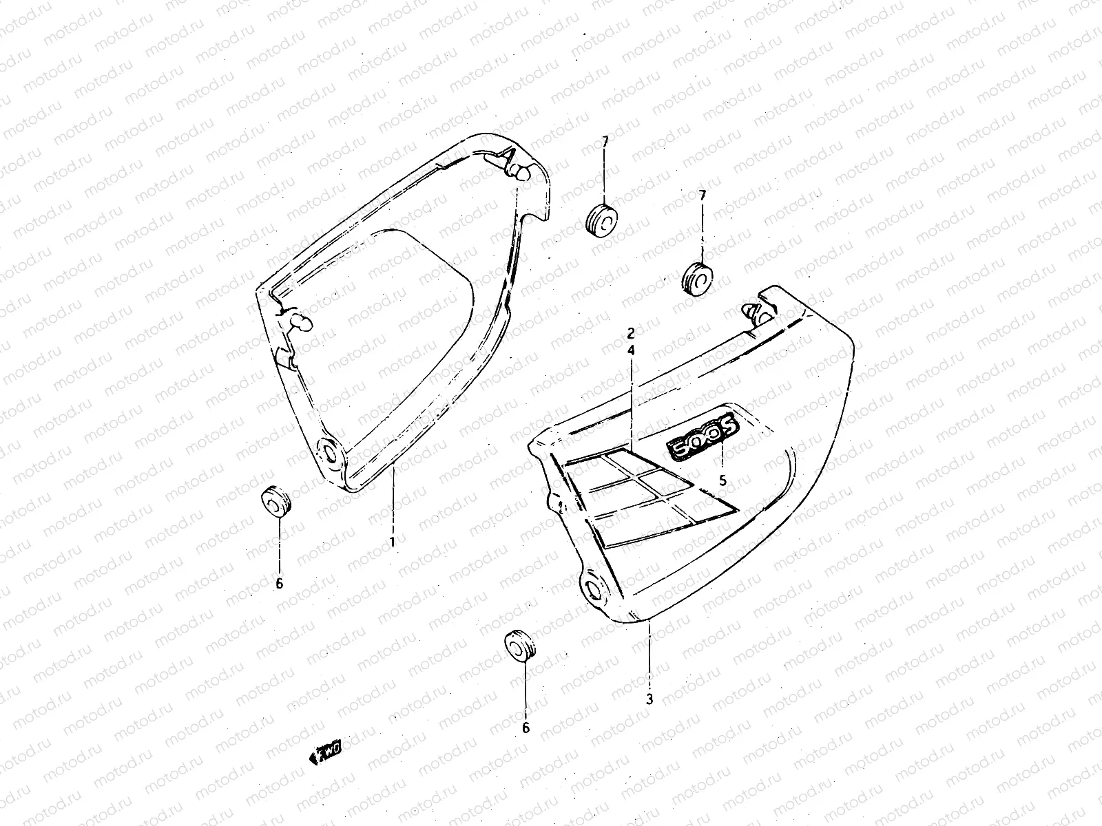 48 - FRAME COVER (MODEL E)