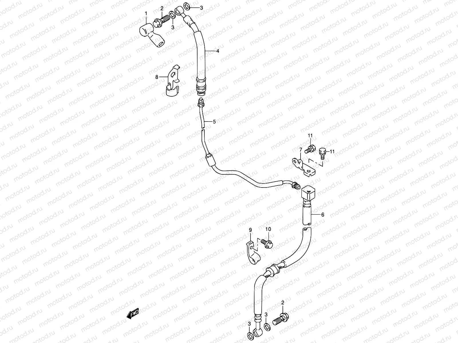 48 - FRONT BRAKE HOSE
