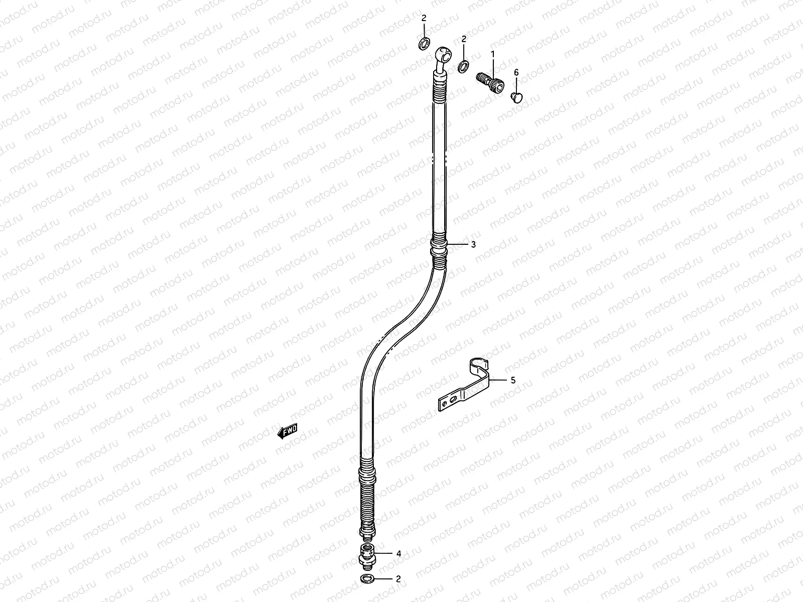 48 - FRONT BRAKE HOSE
