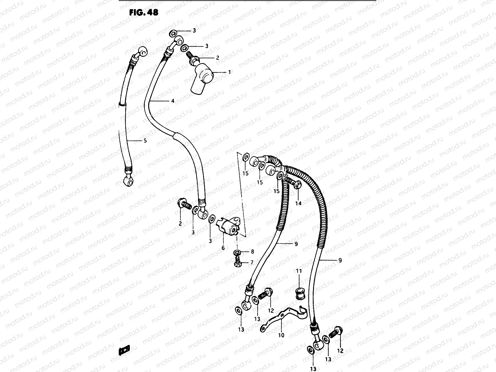 48 - FRONT BRAKE HOSE