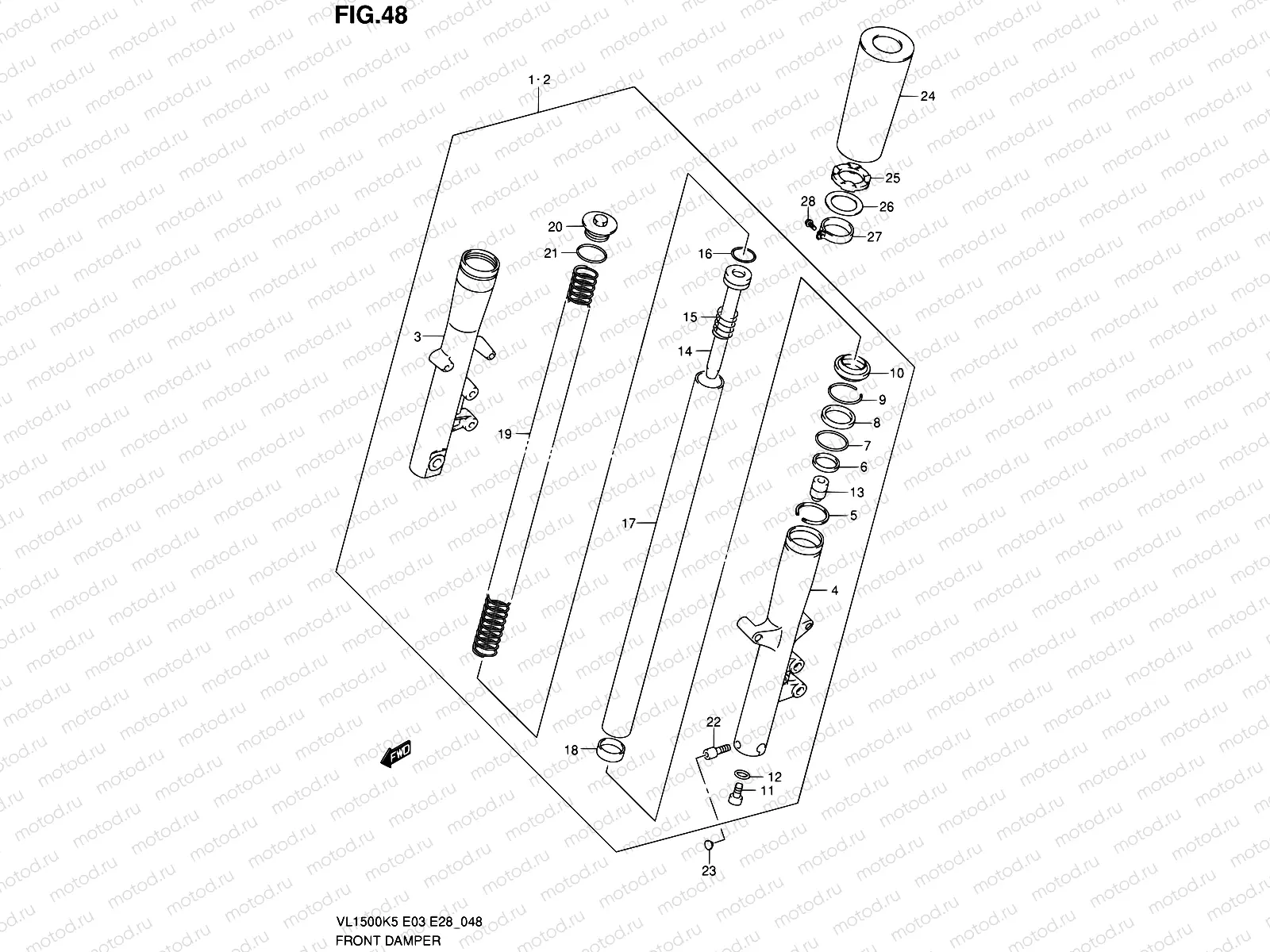 48 - FRONT DAMPER