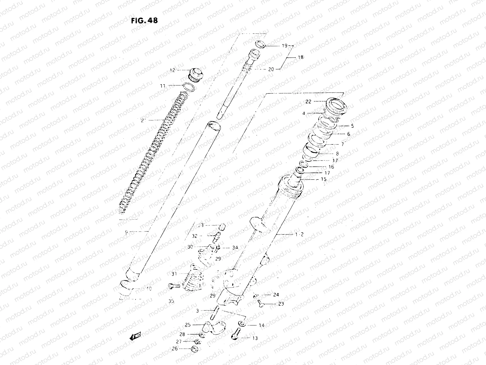 48 - FRONT DAMPER (MODEL E)