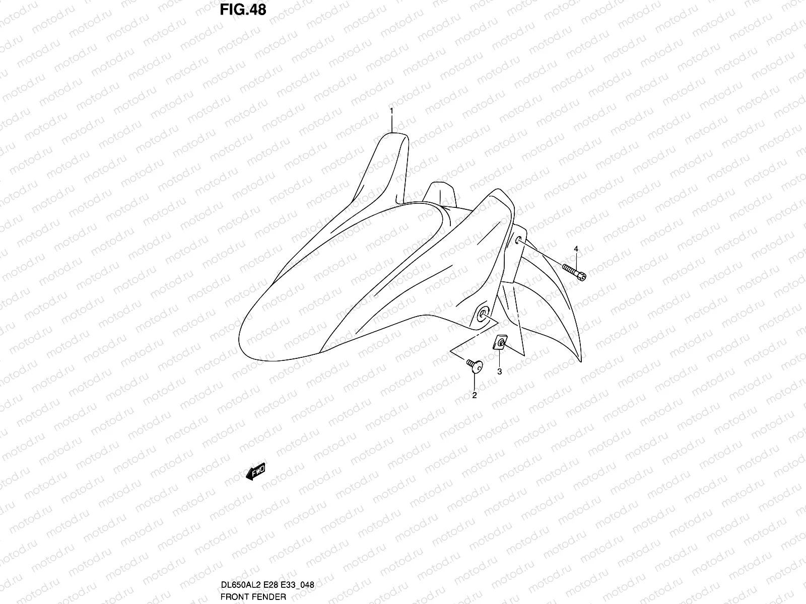 48 - FRONT FENDER
