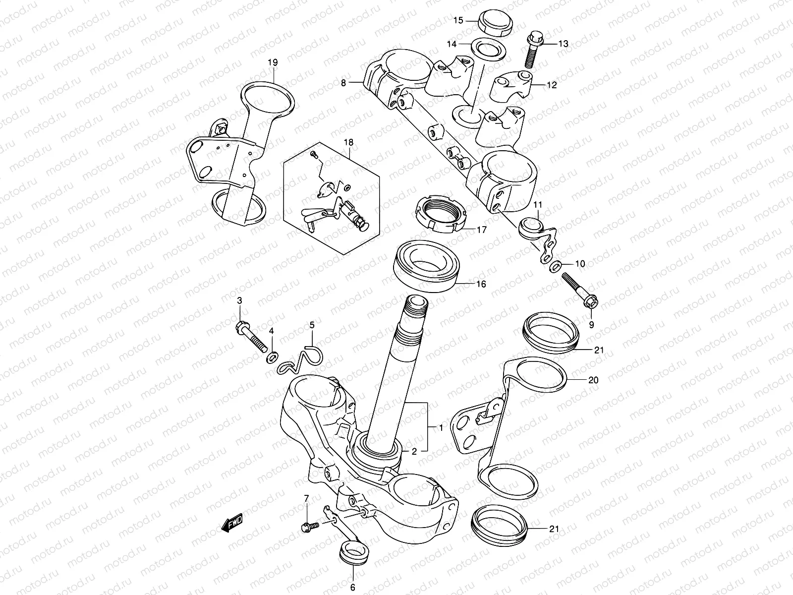 48 - FRONT FORK BRACKET