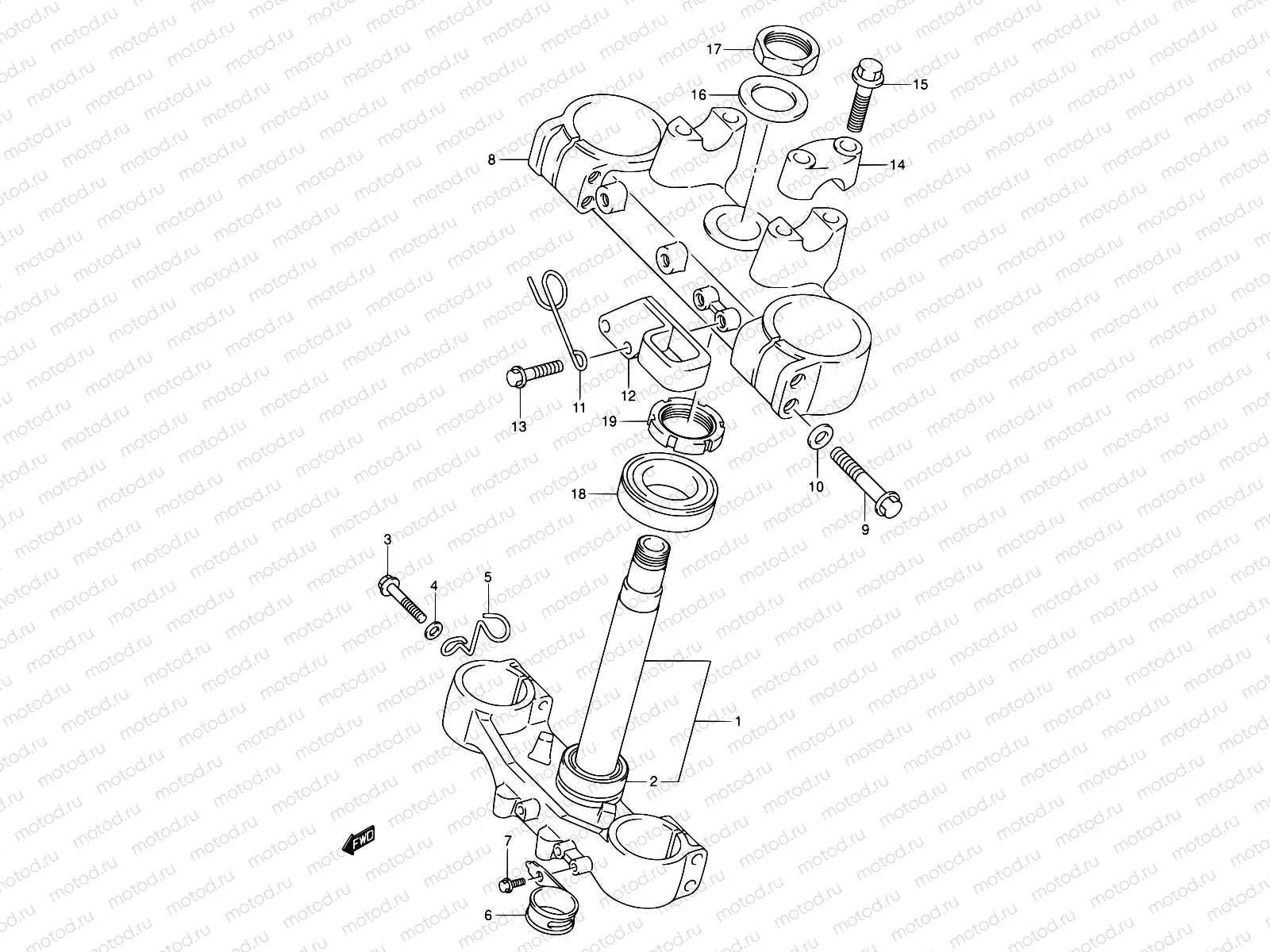 48 - FRONT FORK BRACKET