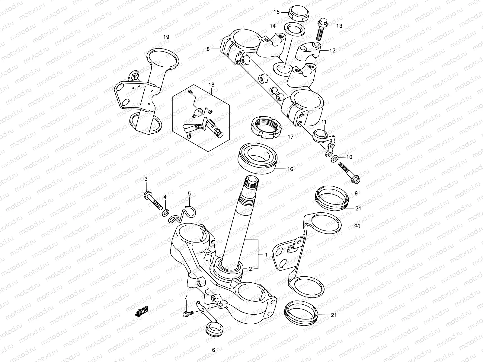 48 - FRONT FORK BRACKET