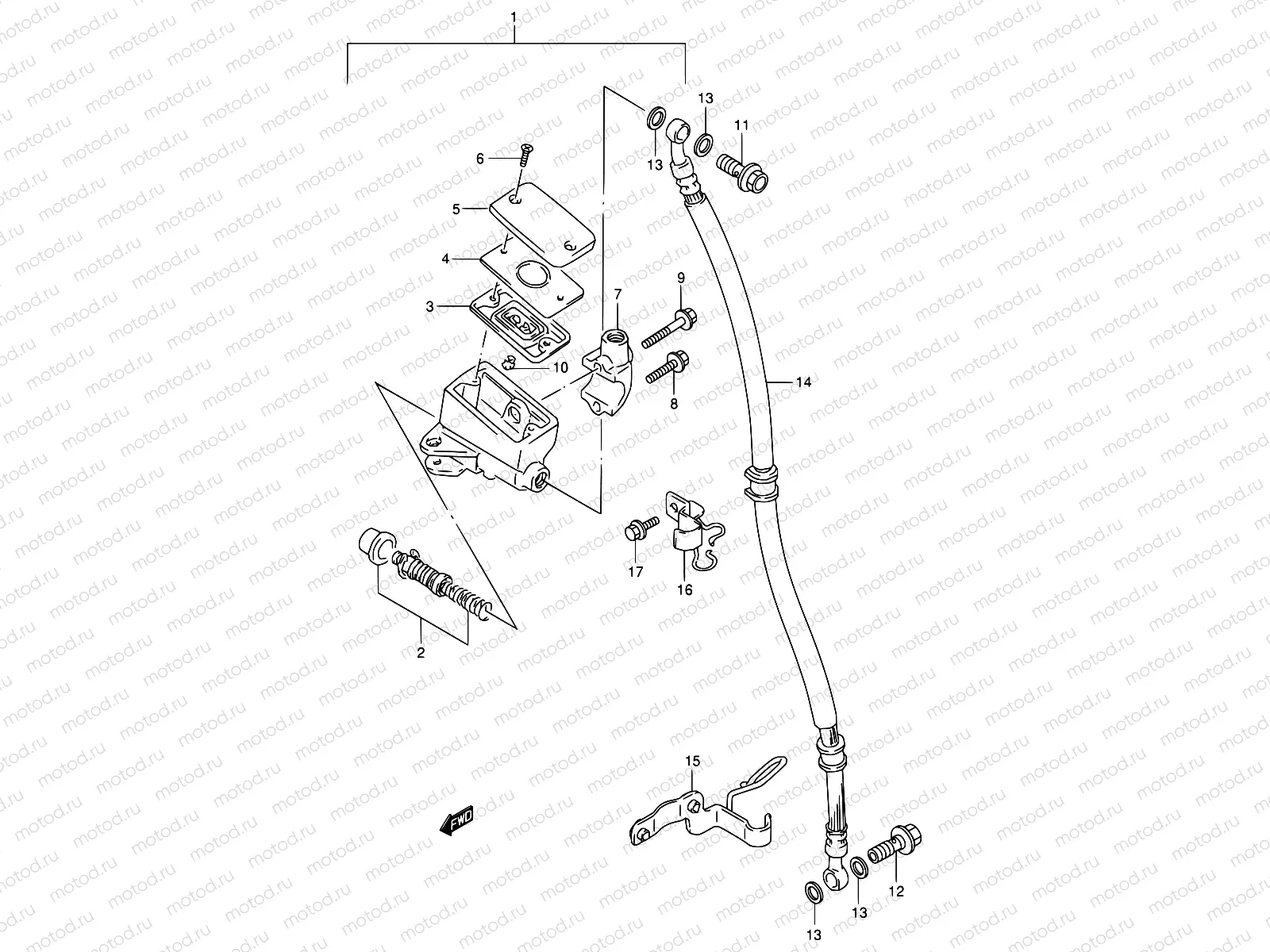 48 - FRONT MASTER CYLINDER