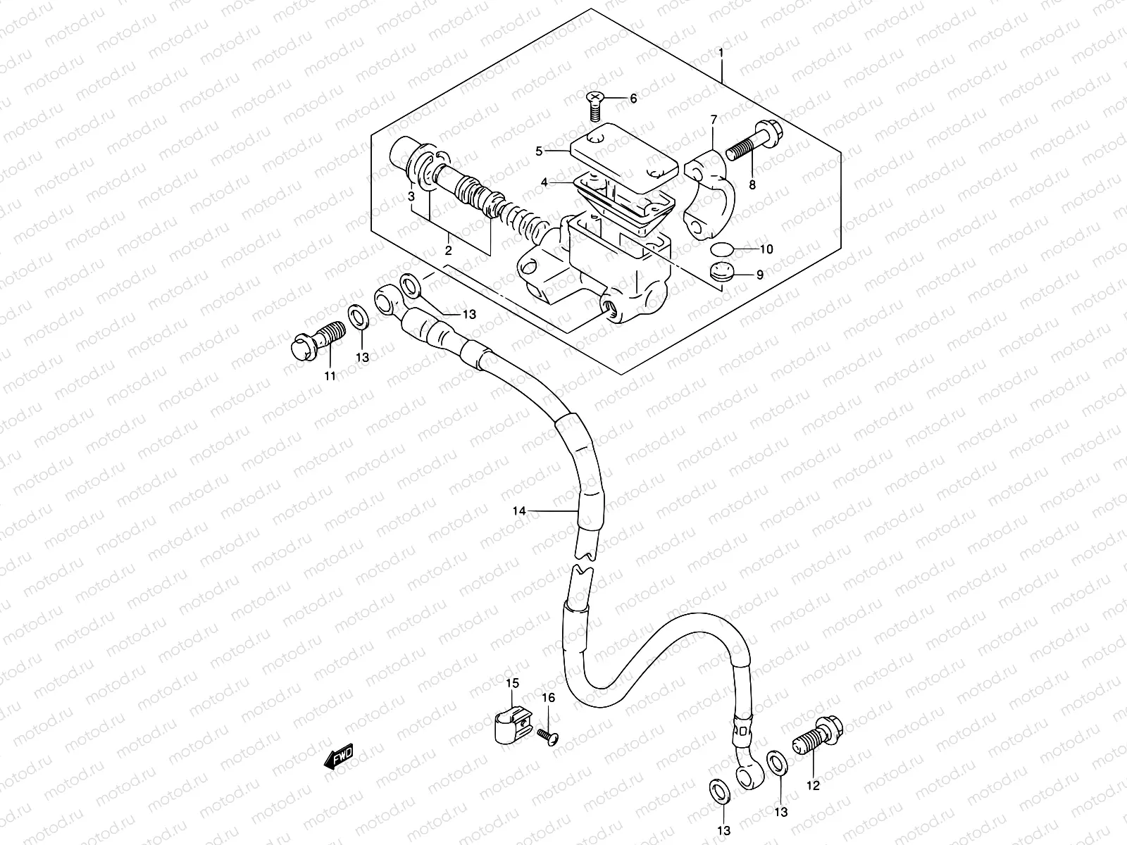 48 - FRONT MASTER CYLINDER