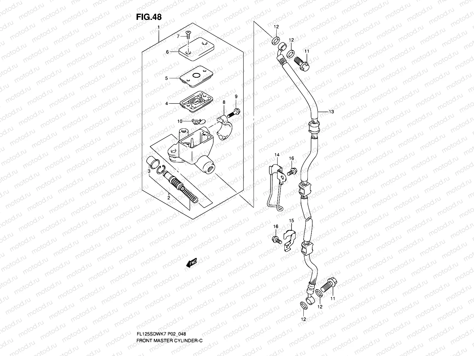 48 - FRONT MASTER CYLINDER