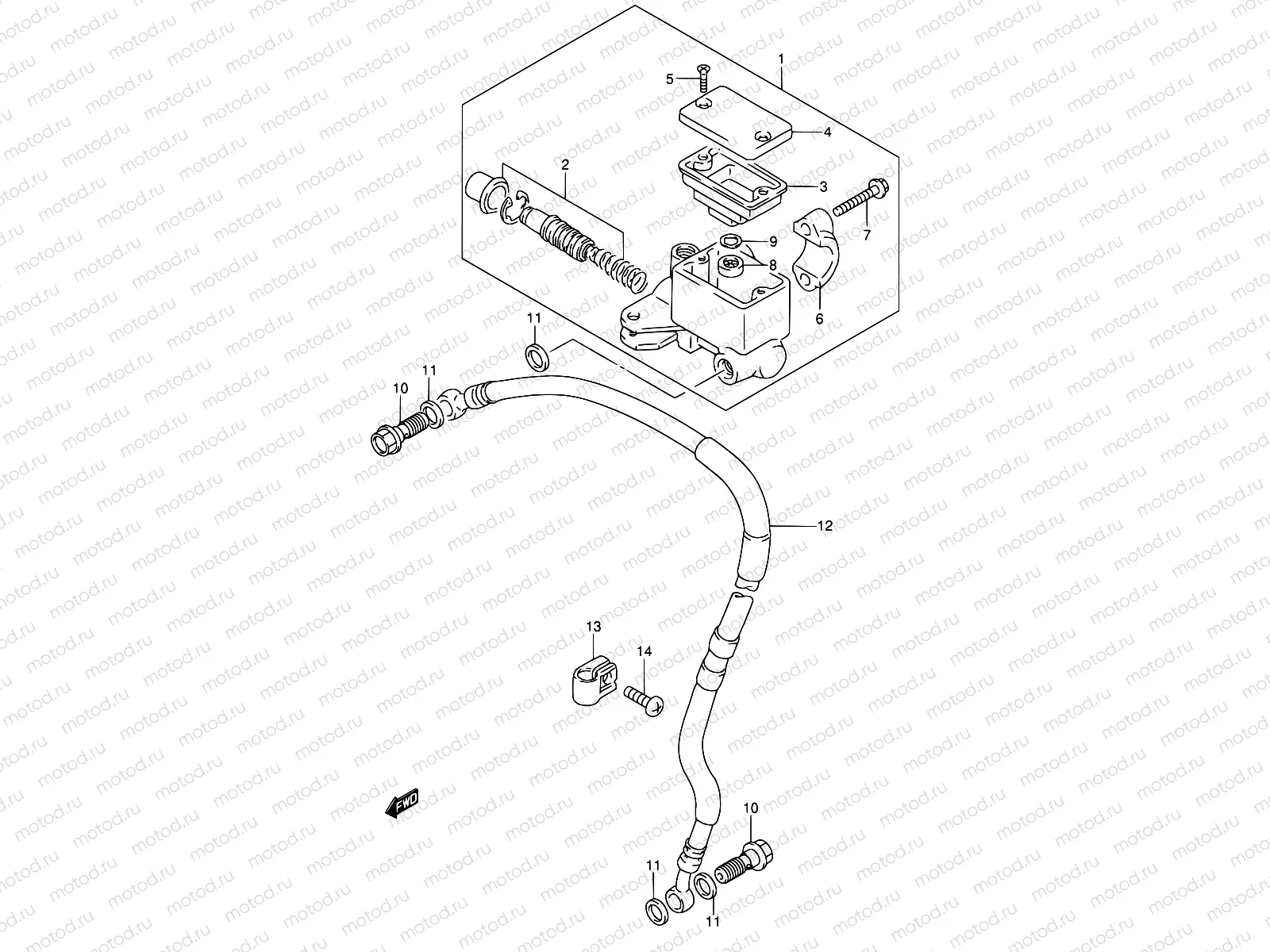 48 - FRONT MASTER CYLINDER