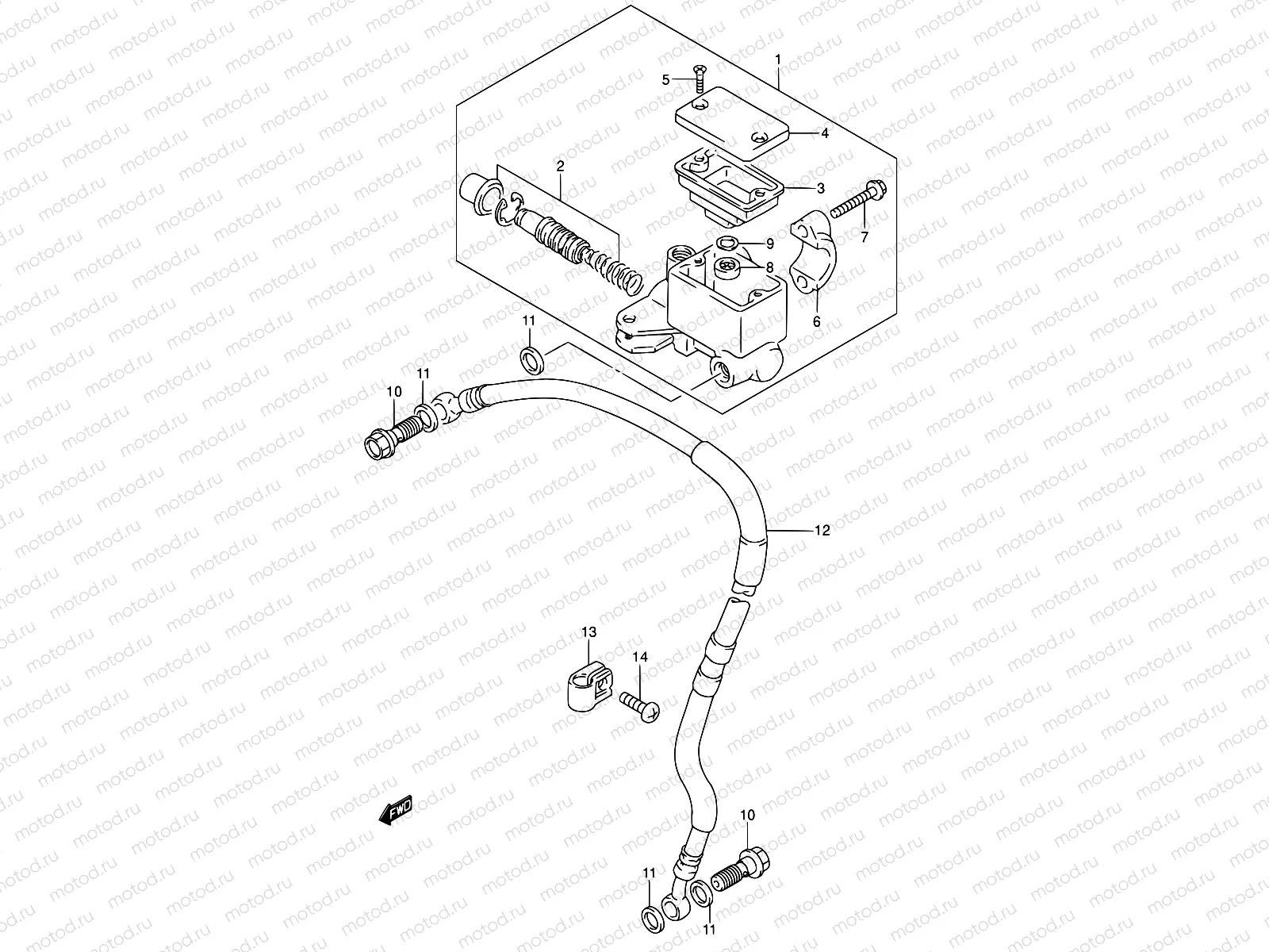 48 - FRONT MASTER CYLINDER