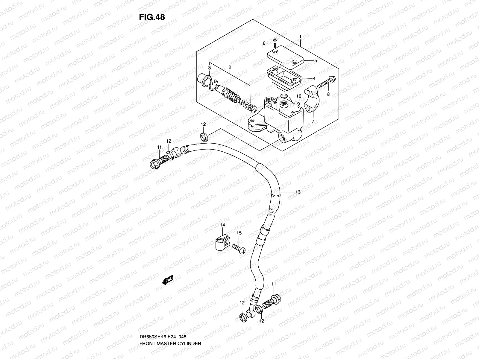 48 - FRONT MASTER CYLINDER