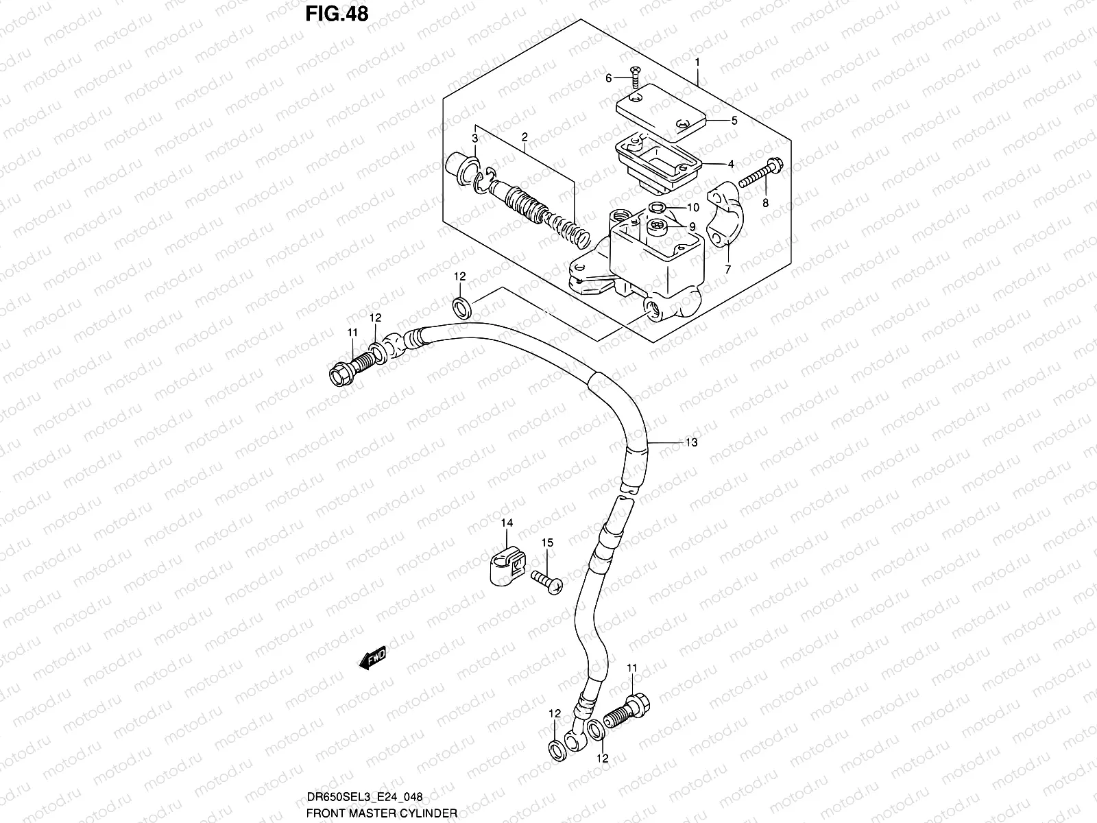 48 - FRONT MASTER CYLINDER