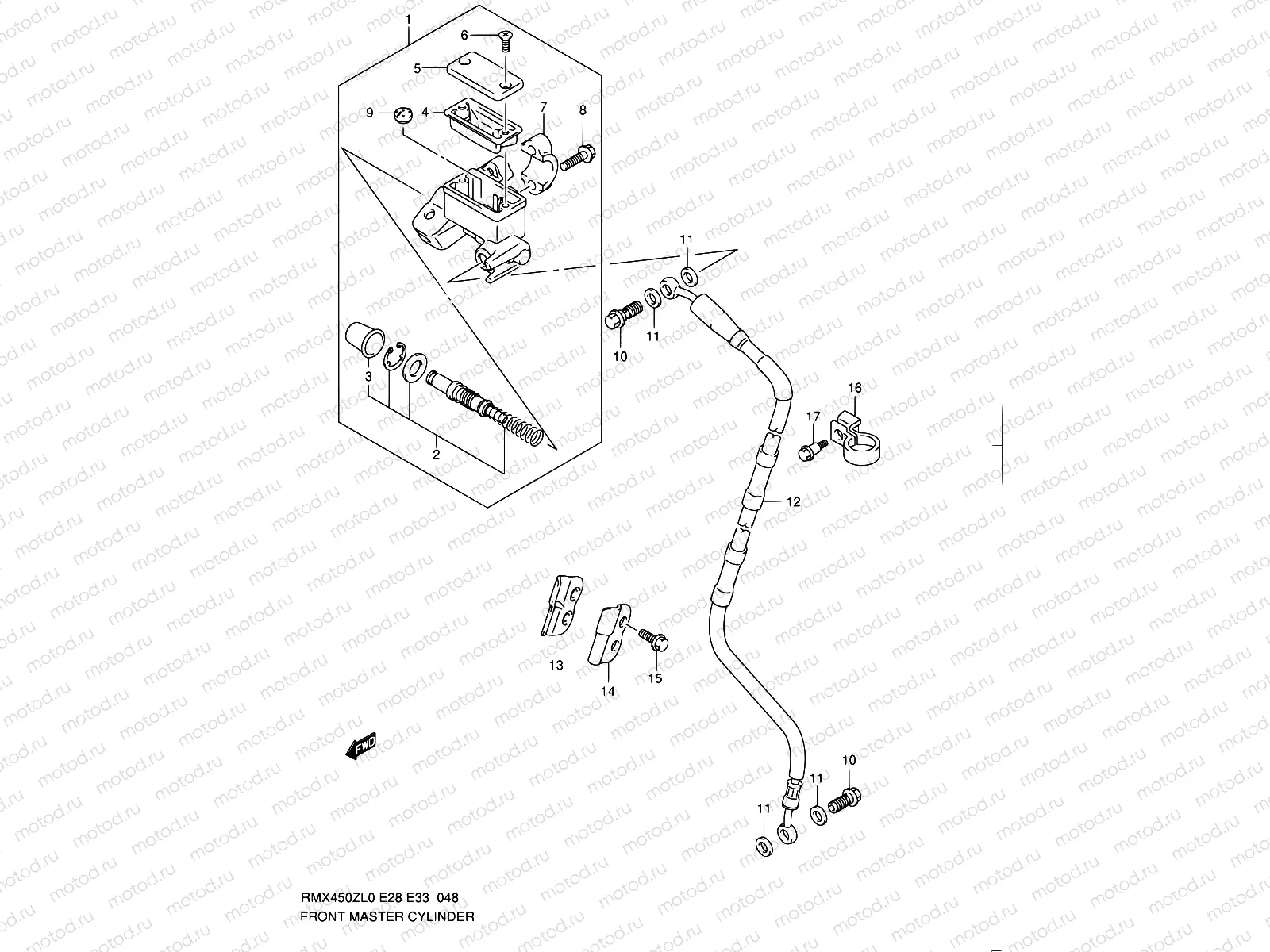 48 - FRONT MASTER CYLINDER