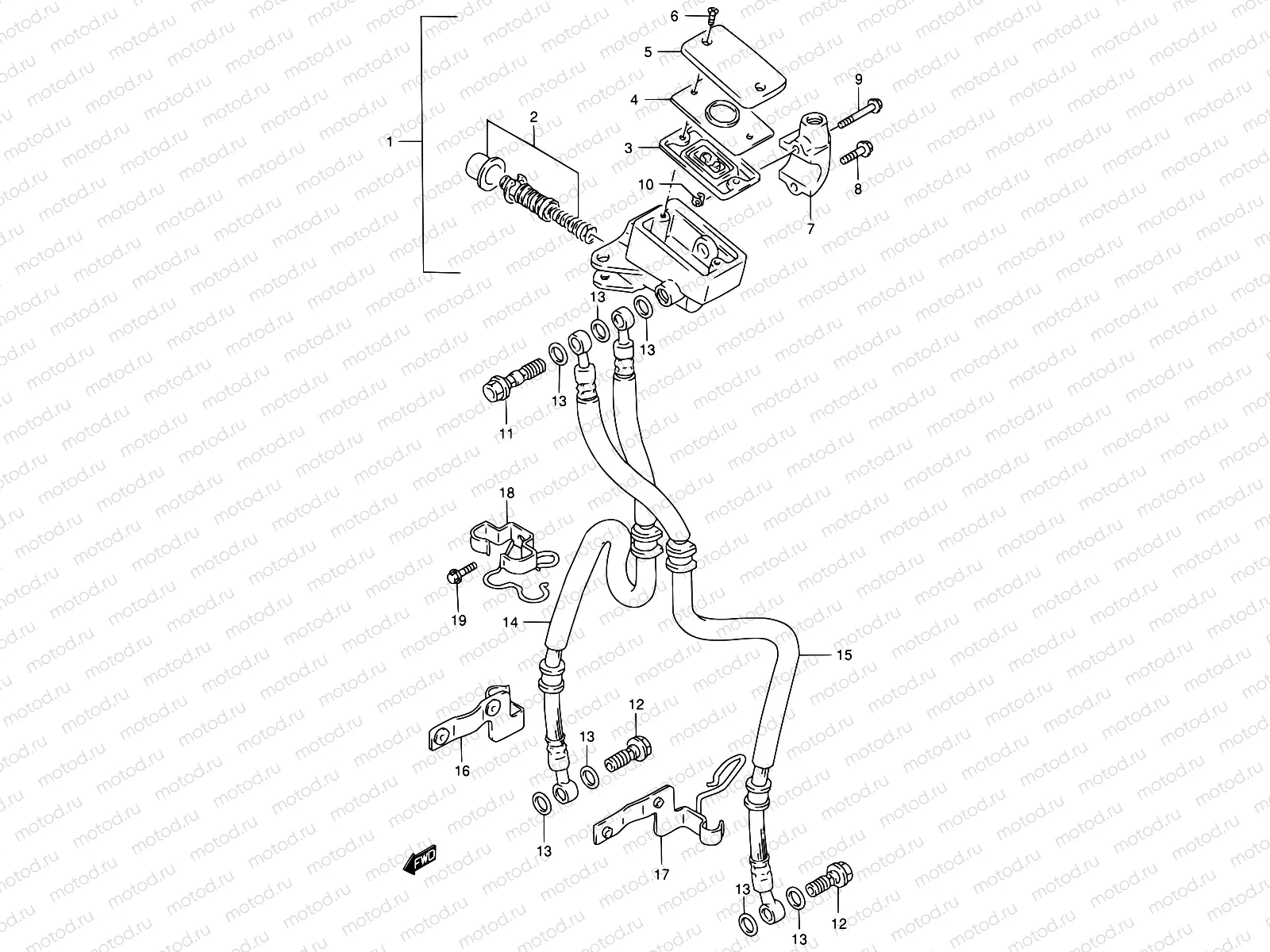 48 - FRONT MASTER CYLINDER
