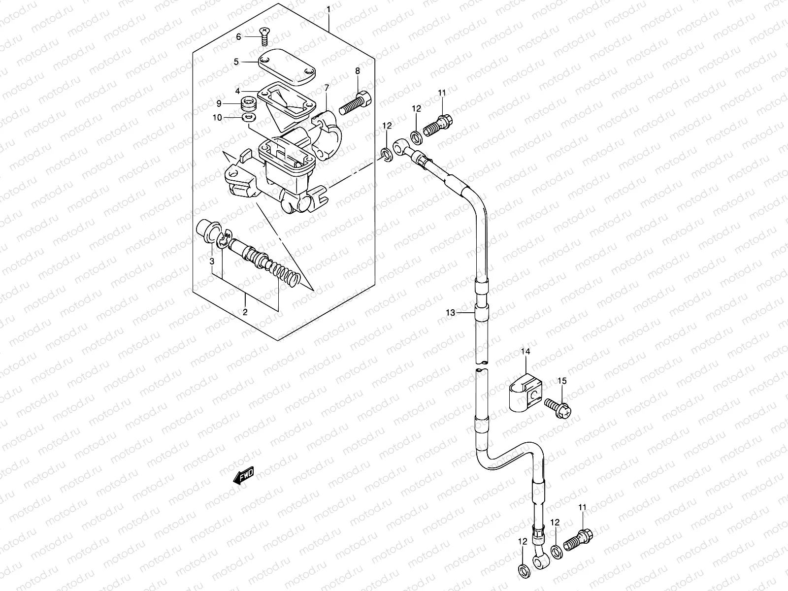 48 - FRONT MASTER CYLINDER