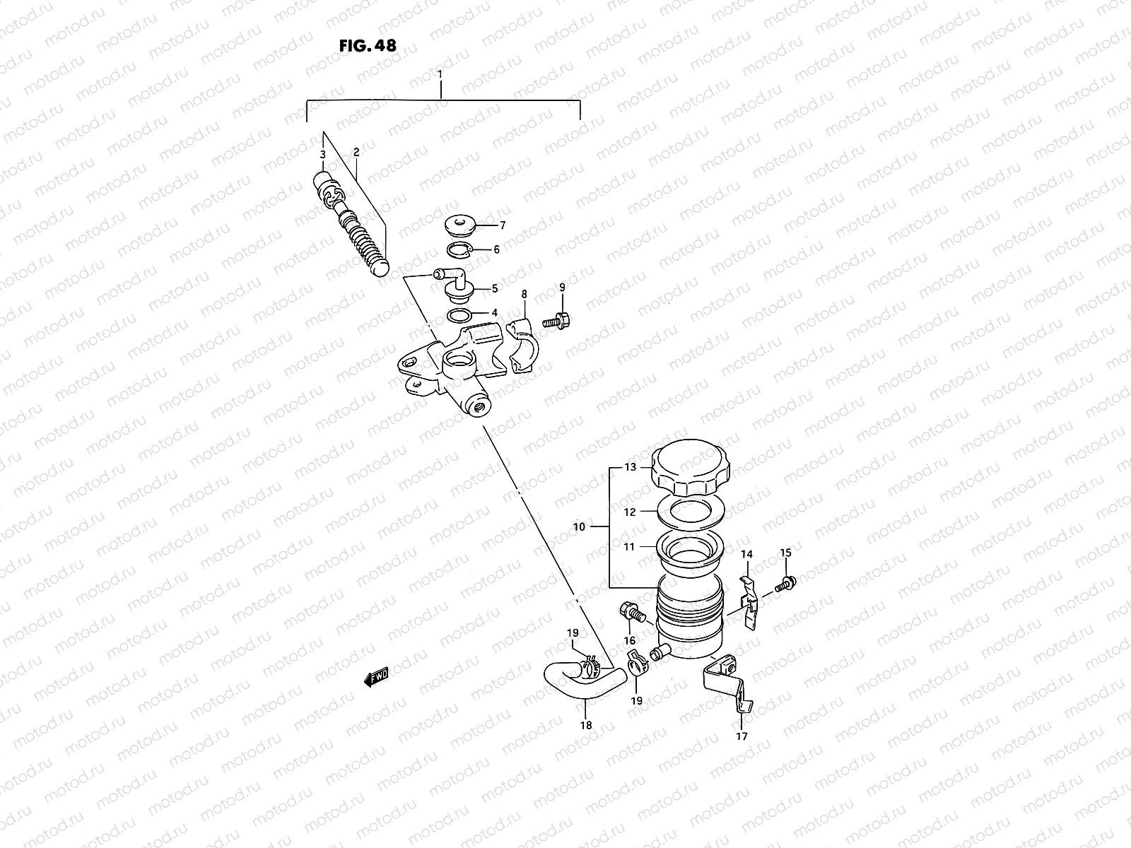 48 - FRONT MASTER CYLINDER
