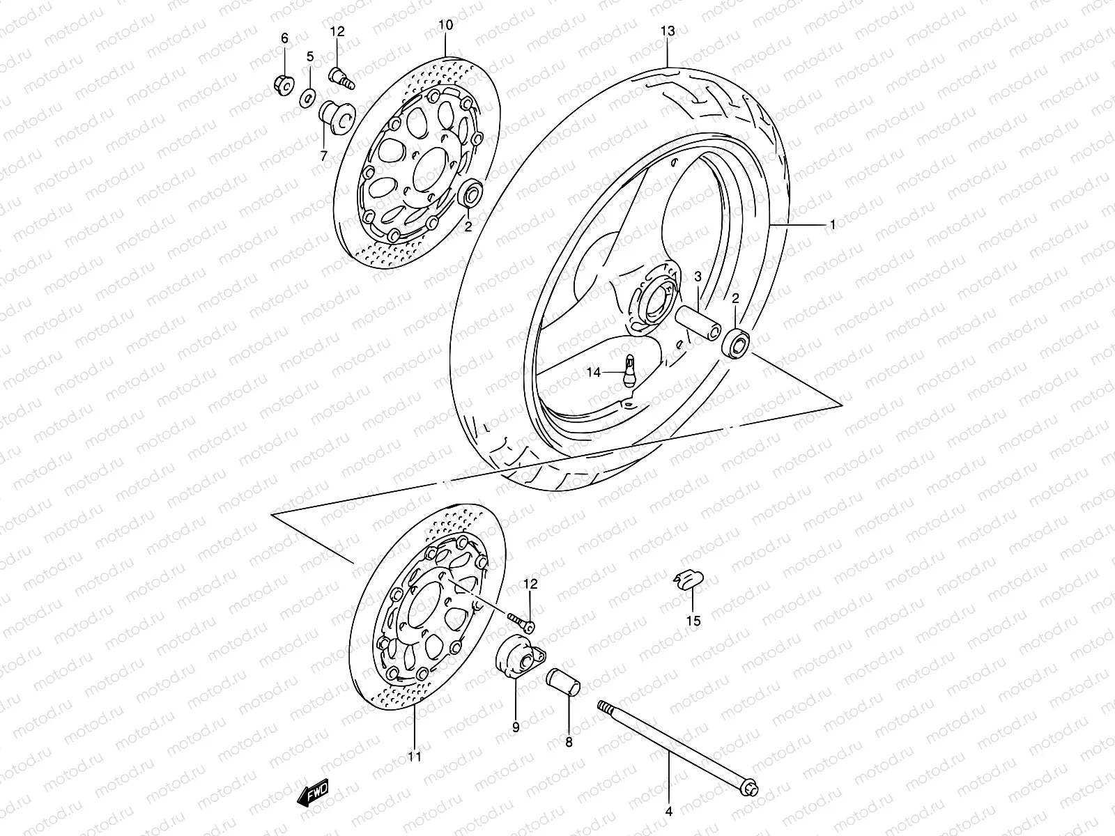 48 - FRONT WHEEL