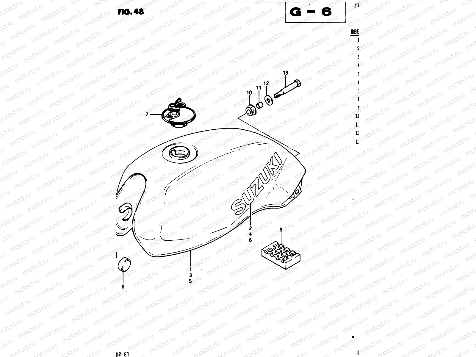 48 - FUEL TANK (MODEL Z)