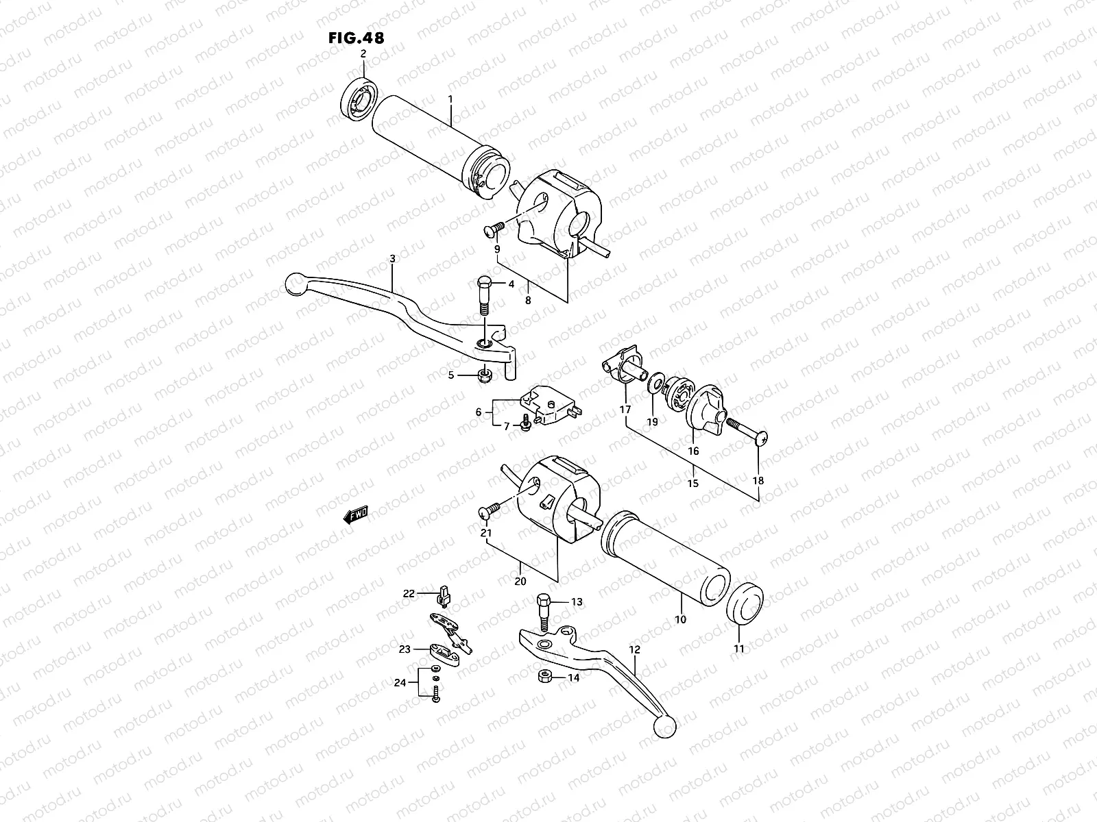 48 - HANDLE SWITCH (MODEL K/L/M/N/P/R)