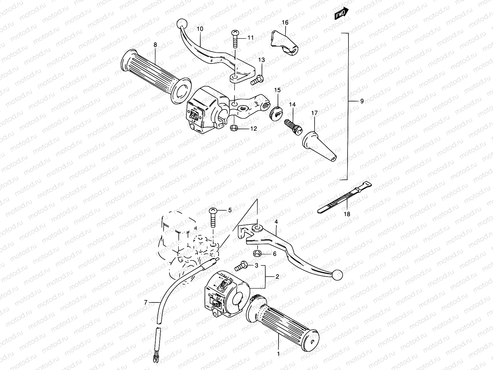 48 - HANDLE SWITCH (MODEL Z/D/K)