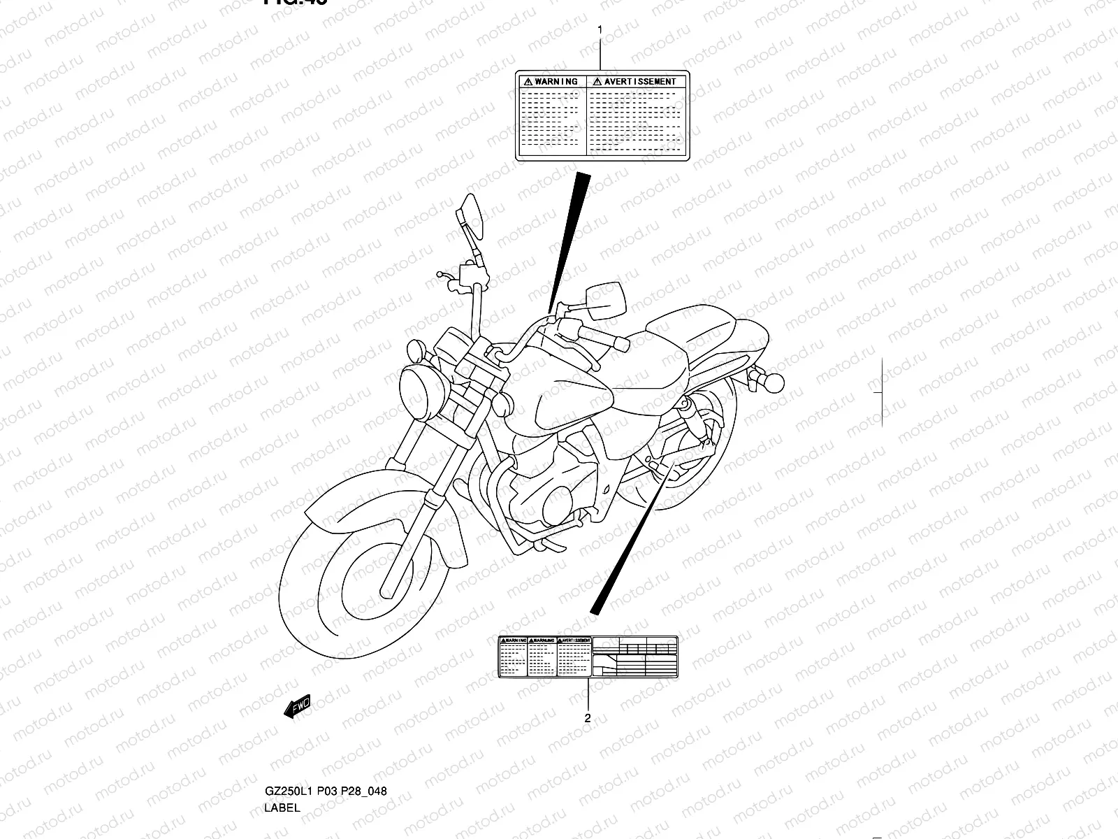48 - LABEL (MODEL P28)