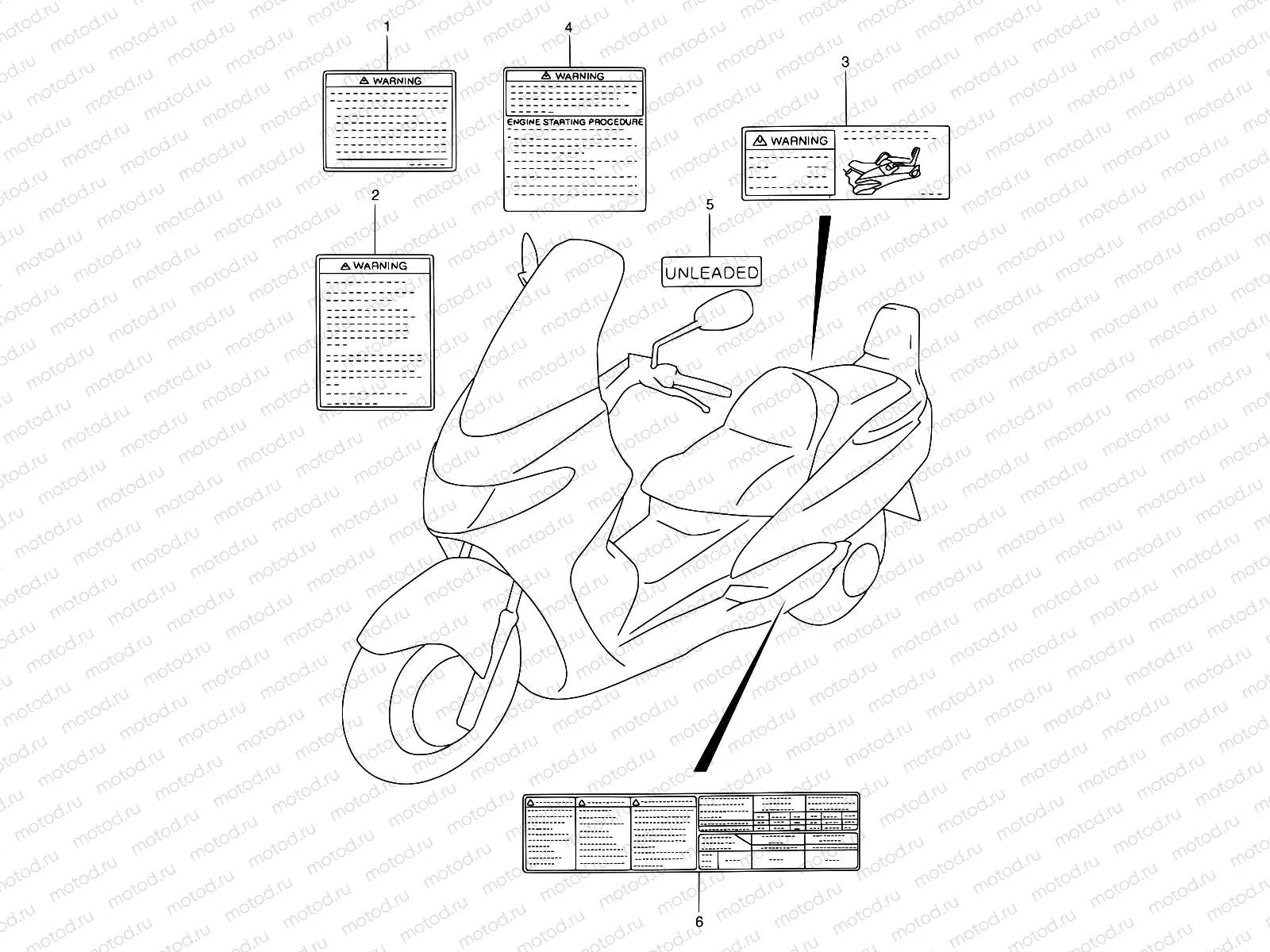 48 - LABEL (MODEL W/X)