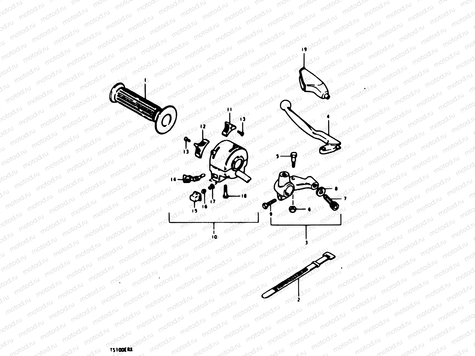 48 - LEFT HANDLE SWITCH (TS100ERT)