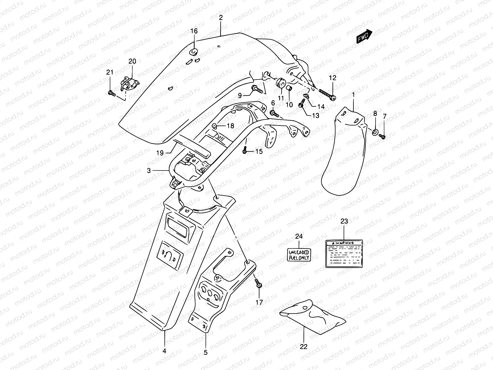 48 - REAR FENDER