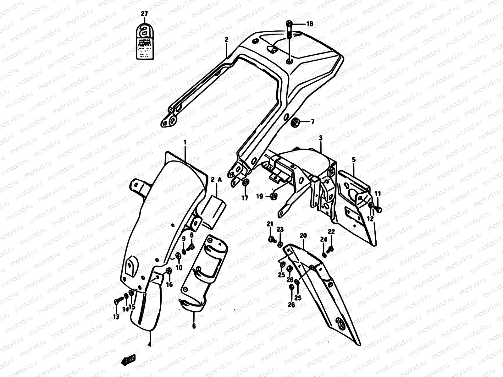 48 - REAR FENDER