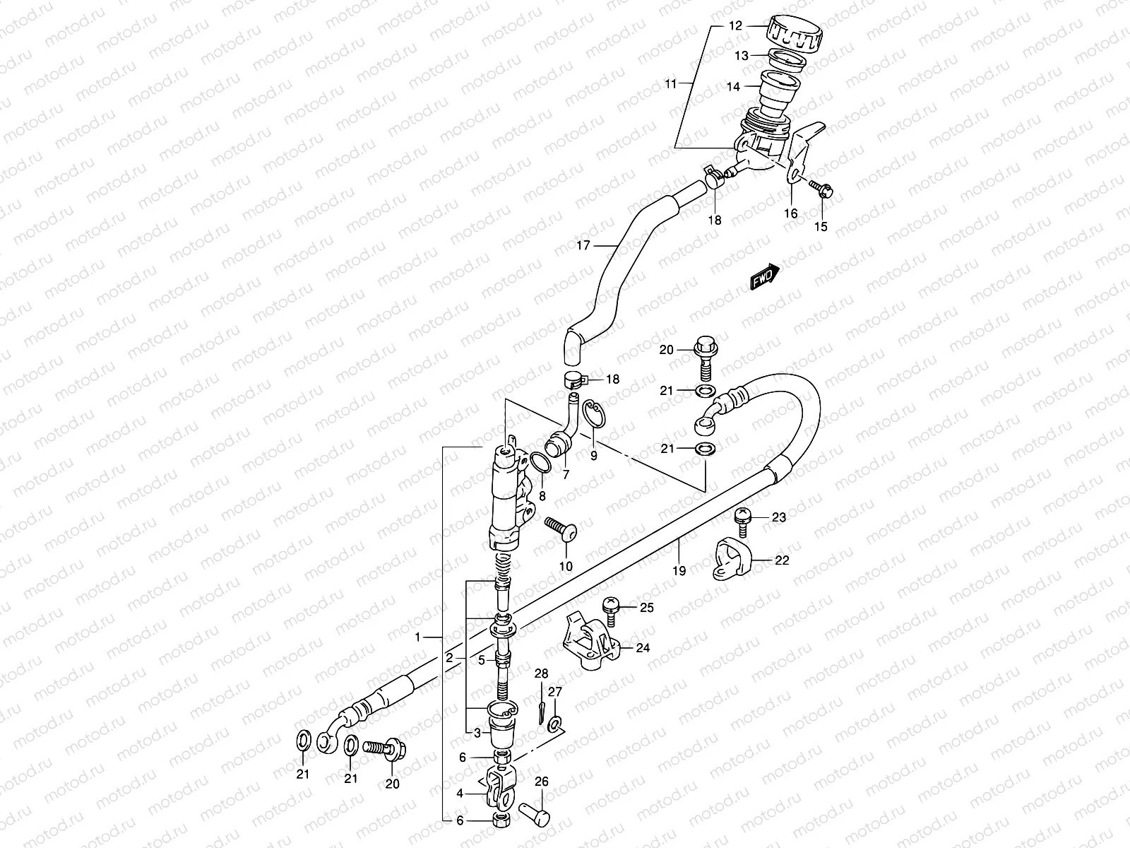 48 - REAR MASTER CYLINDER