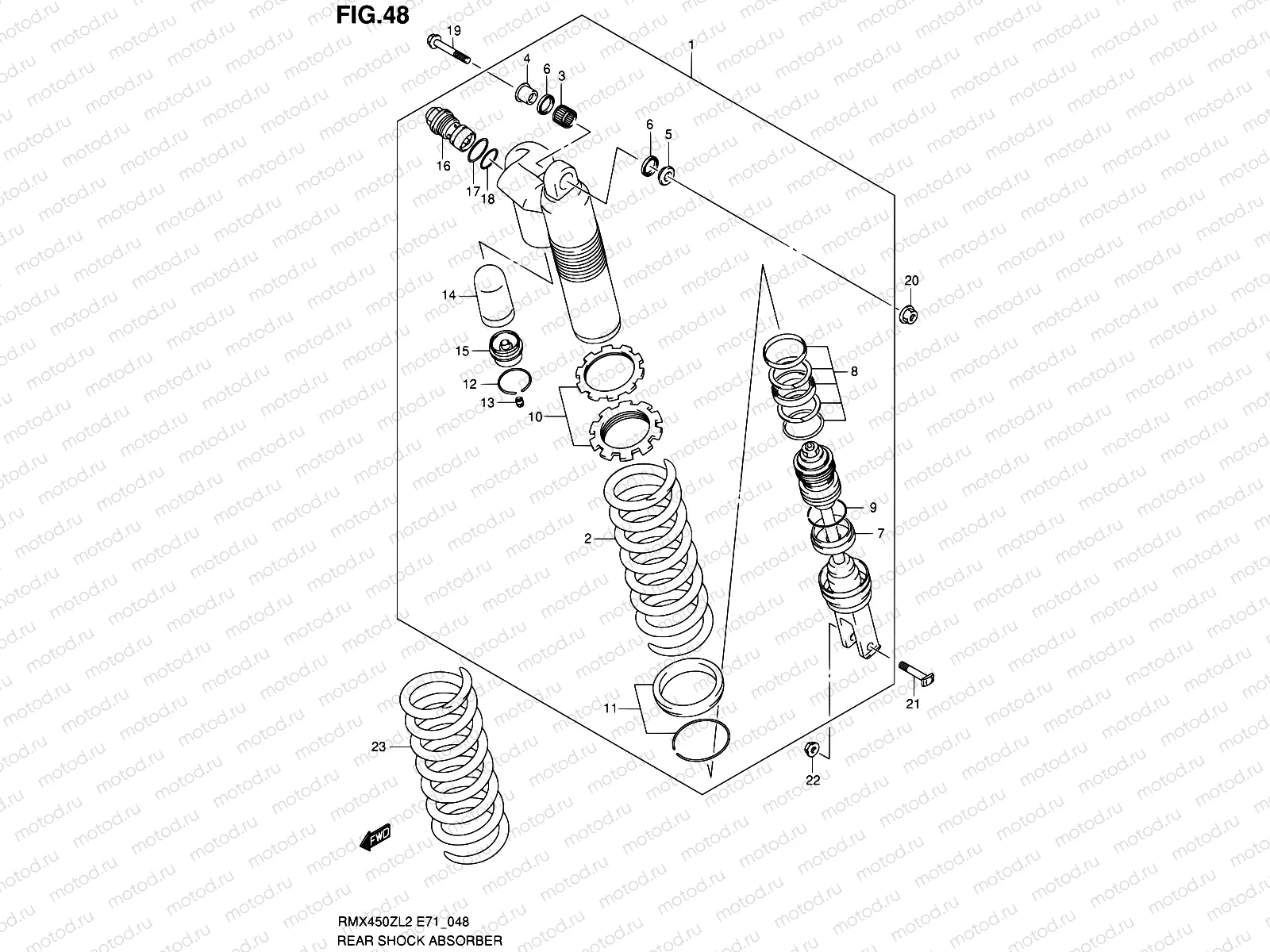 48 - REAR SHOCK ABSORBER