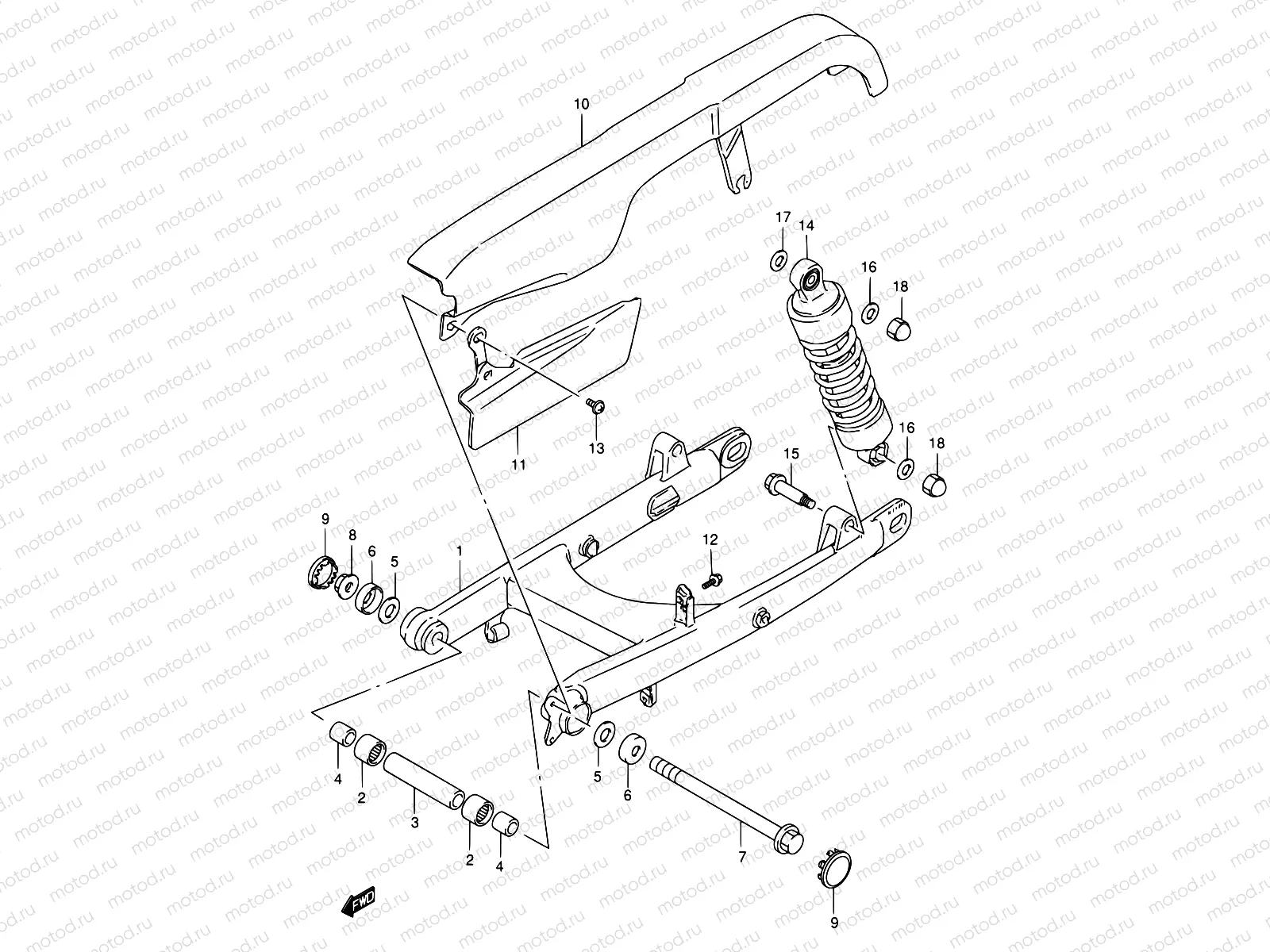 48 - REAR SWINGING ARM