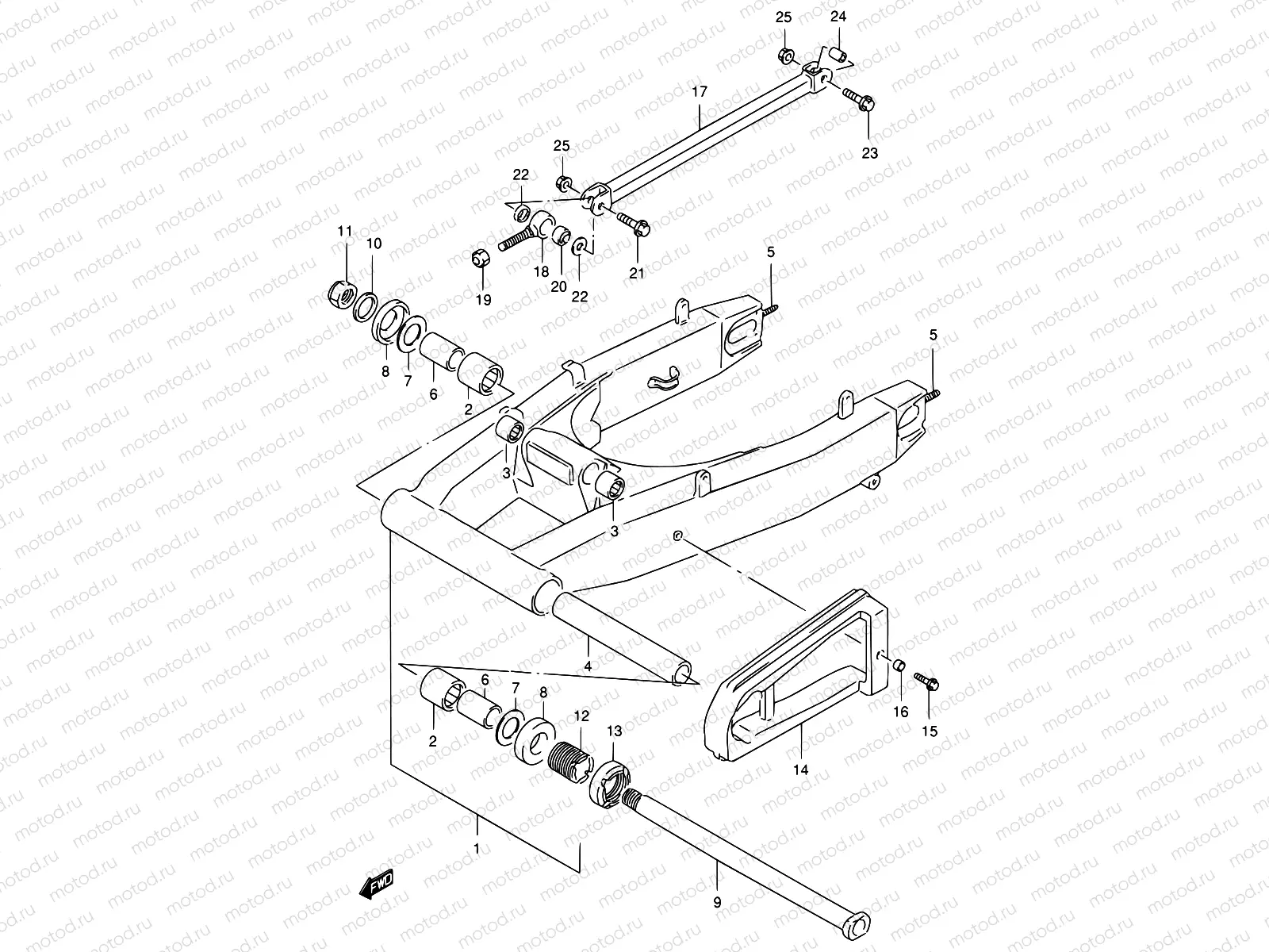48 - REAR SWINGING ARM