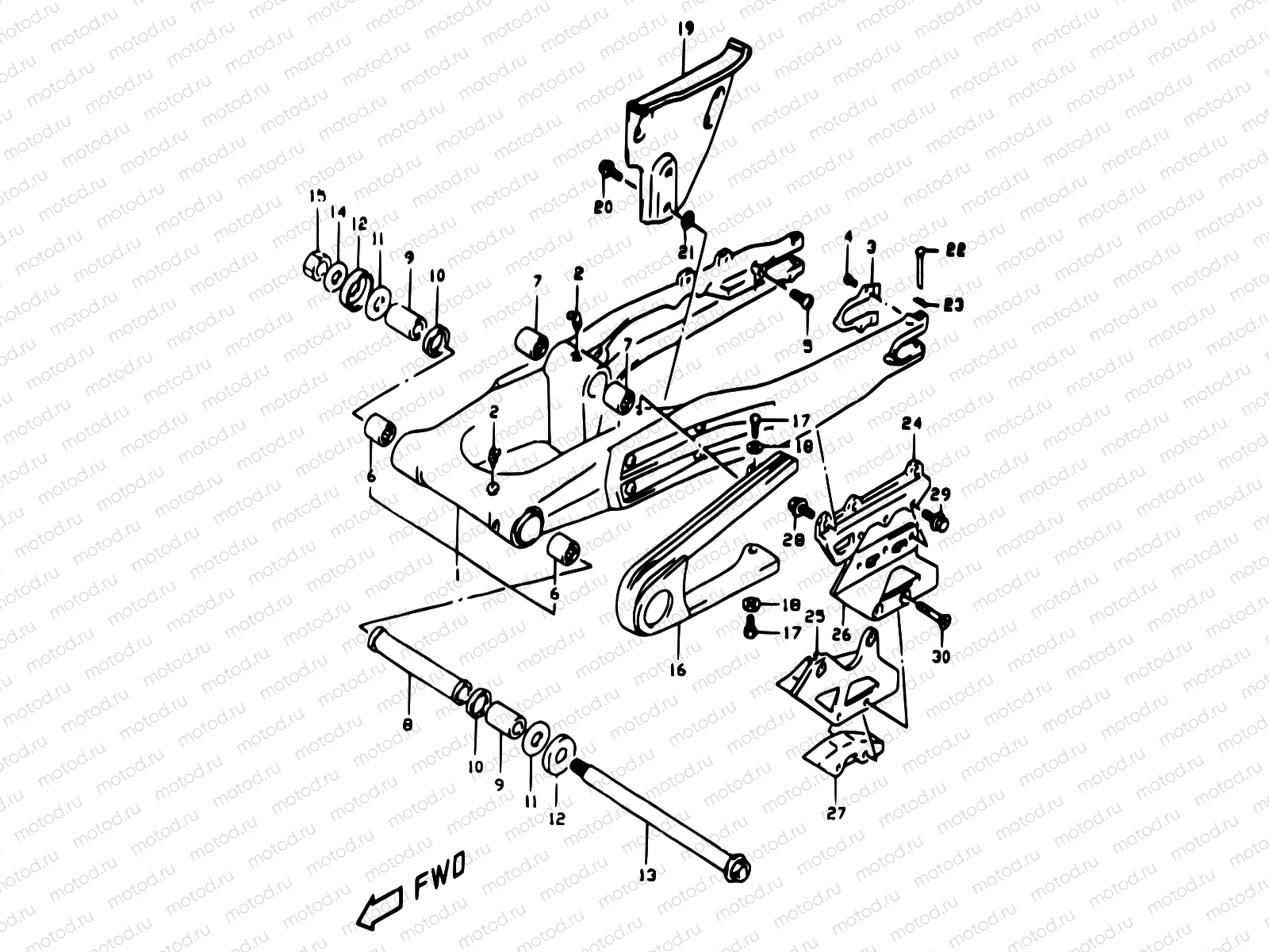 48 - REAR SWINGING ARM