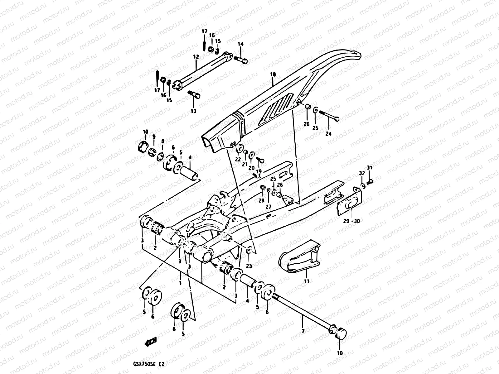 48 - REAR SWINGING ARM