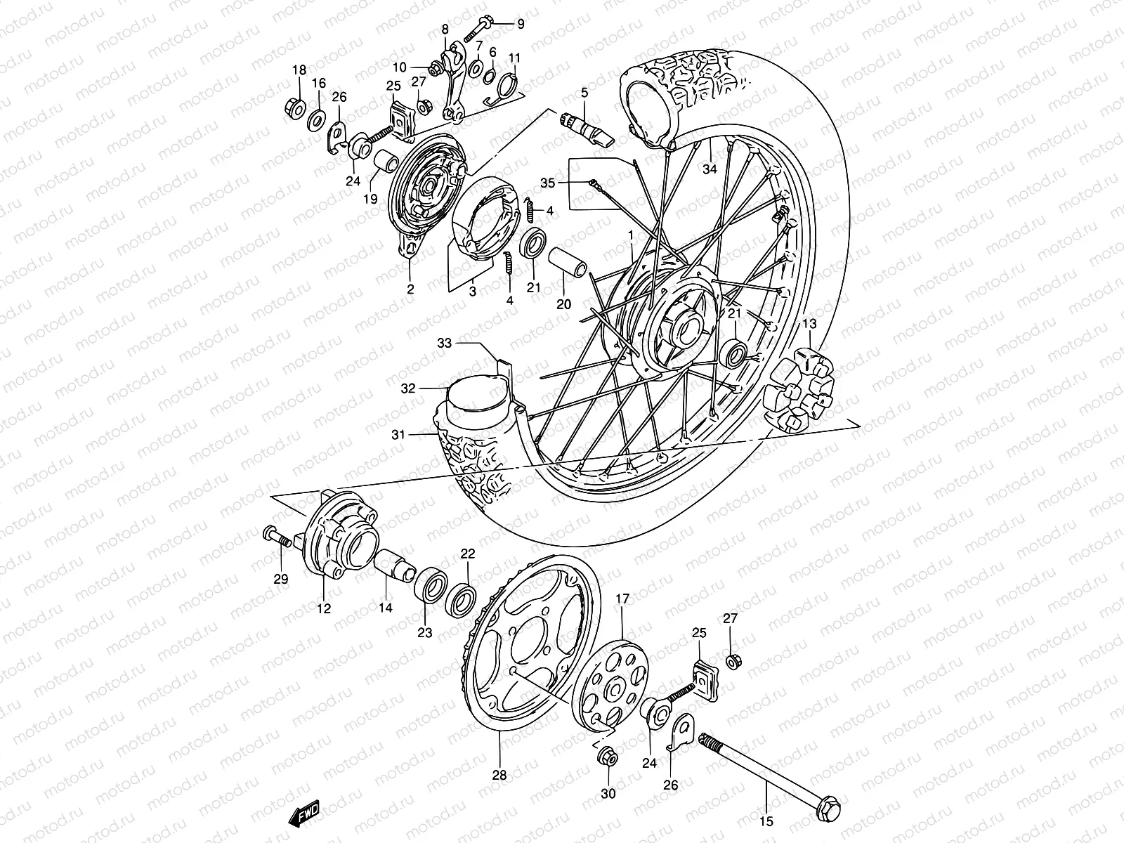 48 - REAR WHEEL