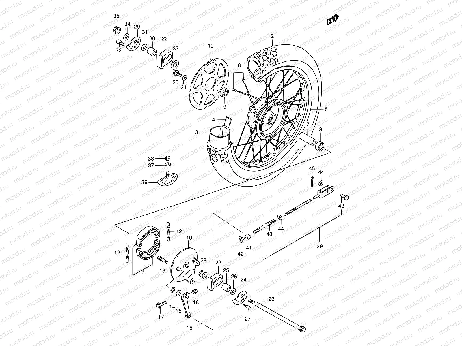 48 - REAR WHEEL