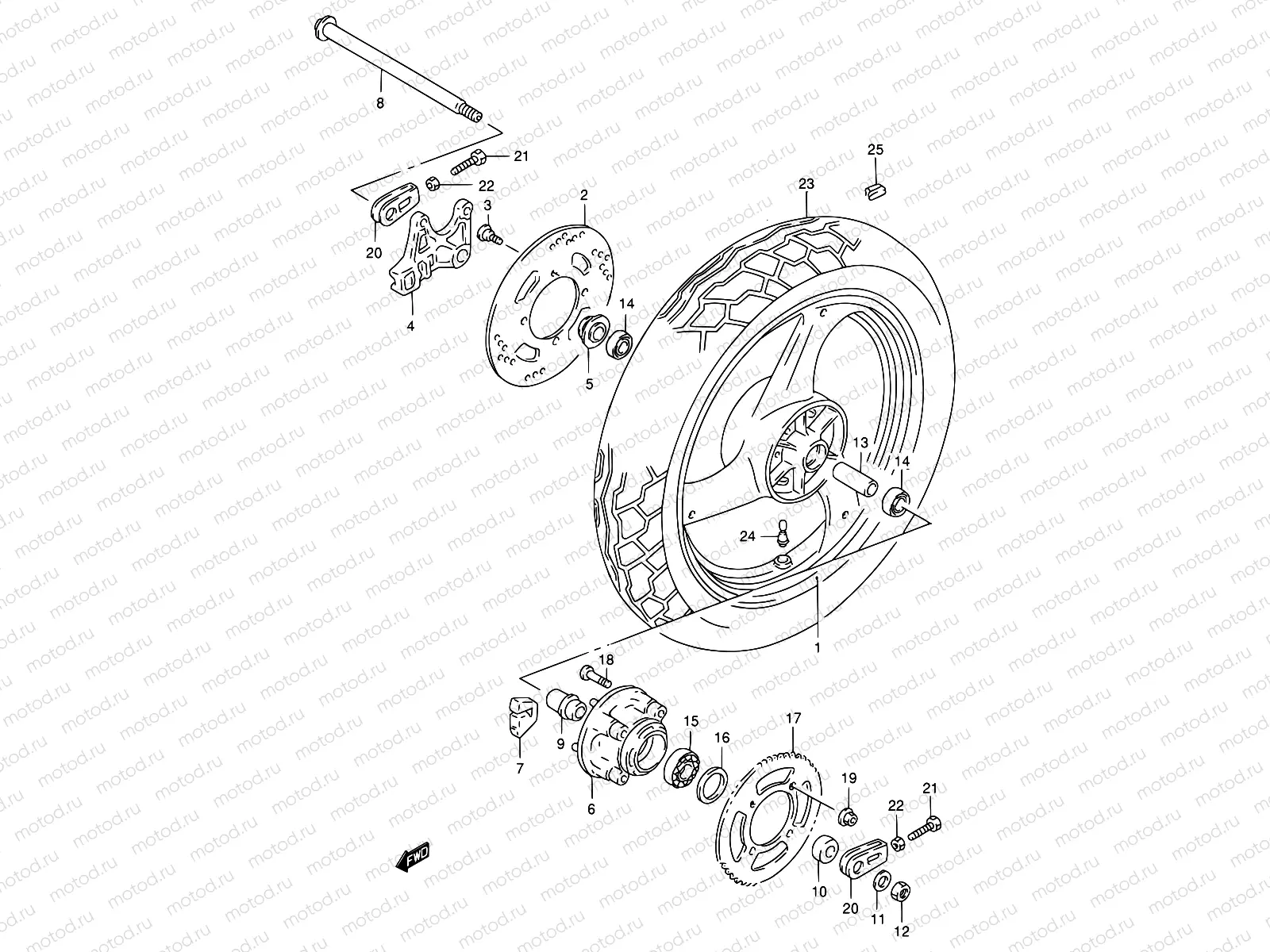 48 - REAR WHEEL