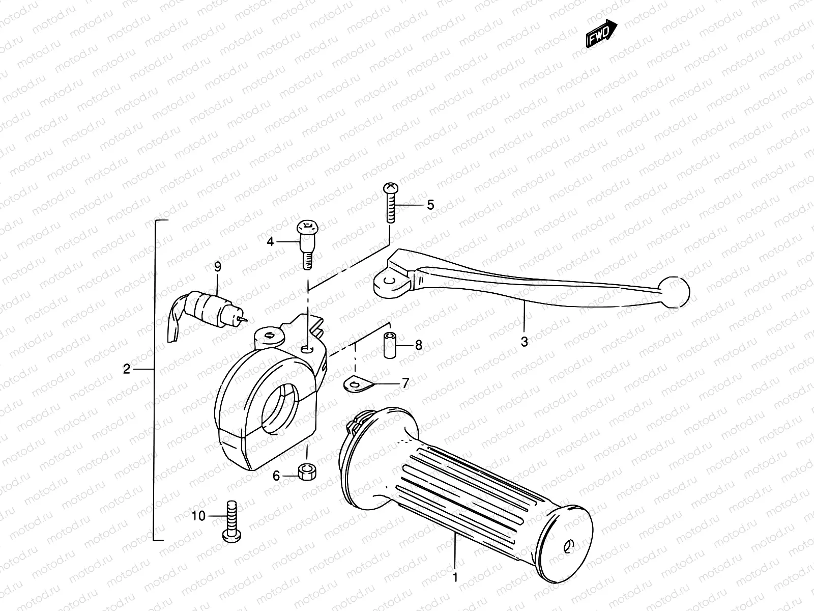 48 - RIGHT HANDLE SWITCH (E06, E09, E10, E24, E25, E26)
