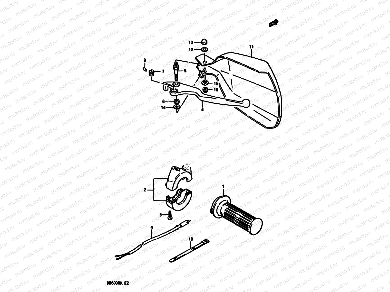48 - RIGHT HANDLE SWITCH (MODEL H/J/K)