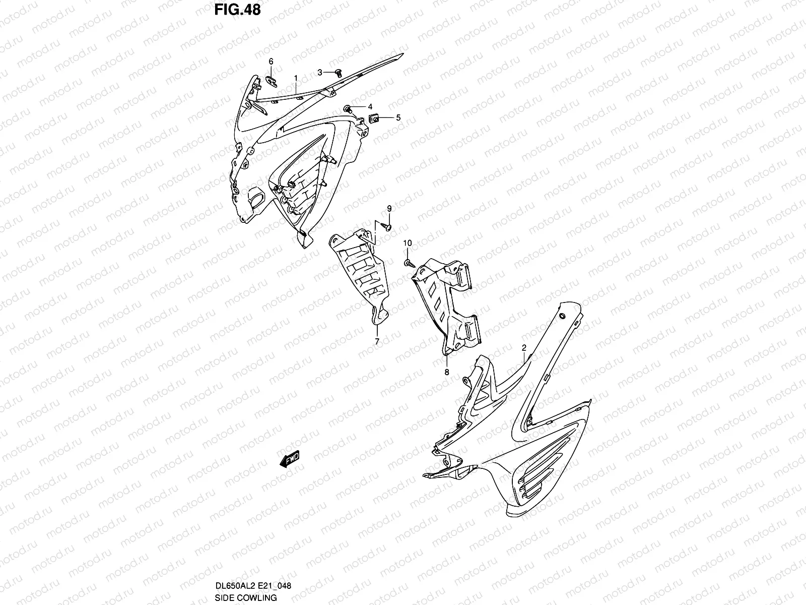 48 - SIDE COWLING