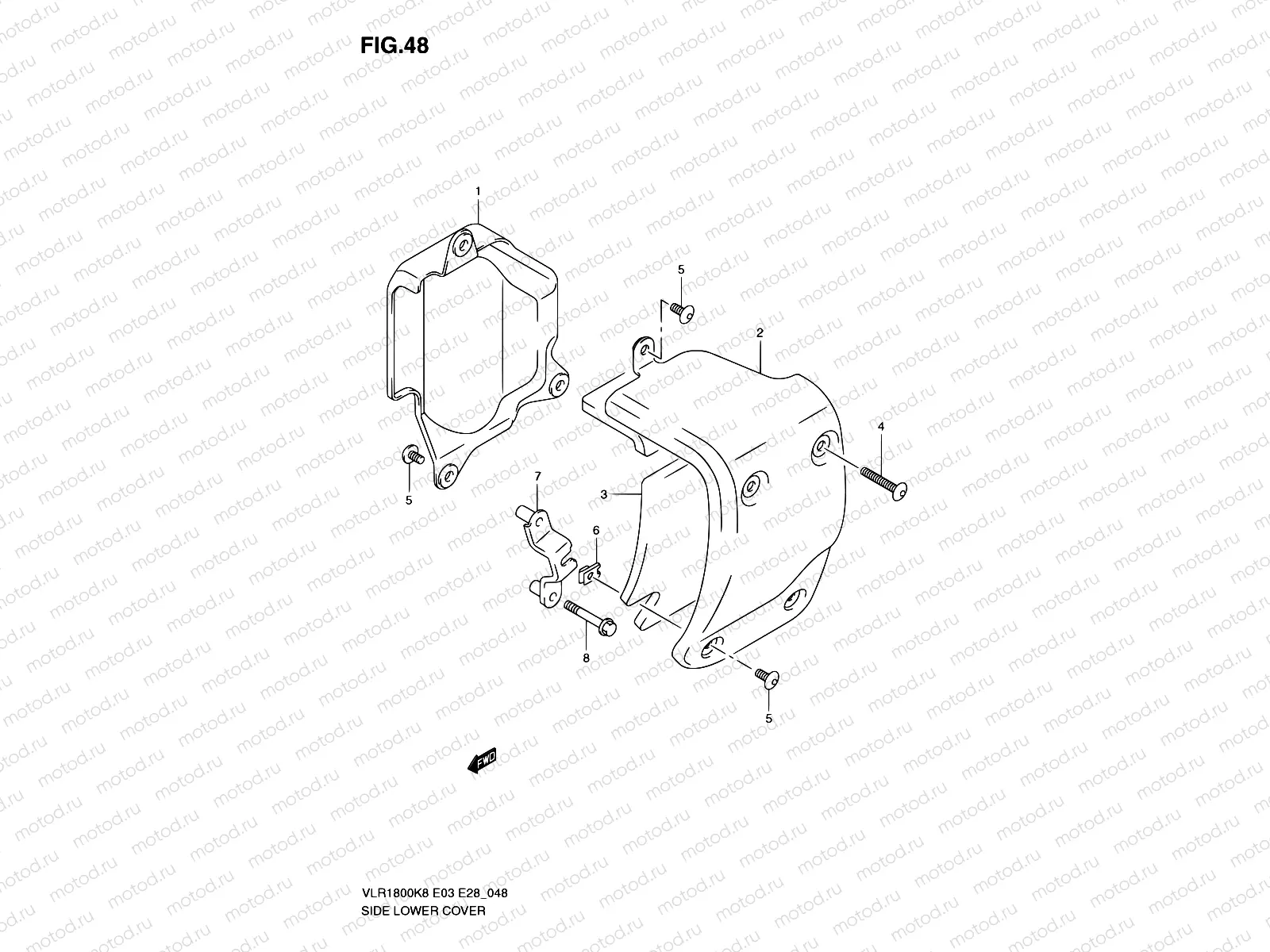 48 - SIDE LOWER COVER