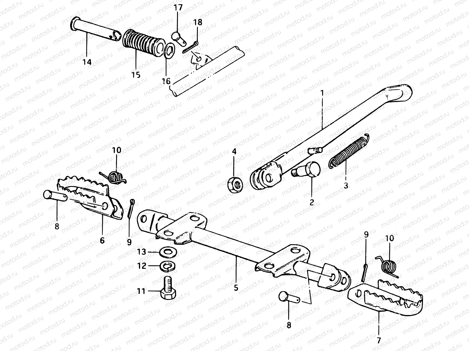 48 - STAND - FOOTREST (E16, E18, E26)