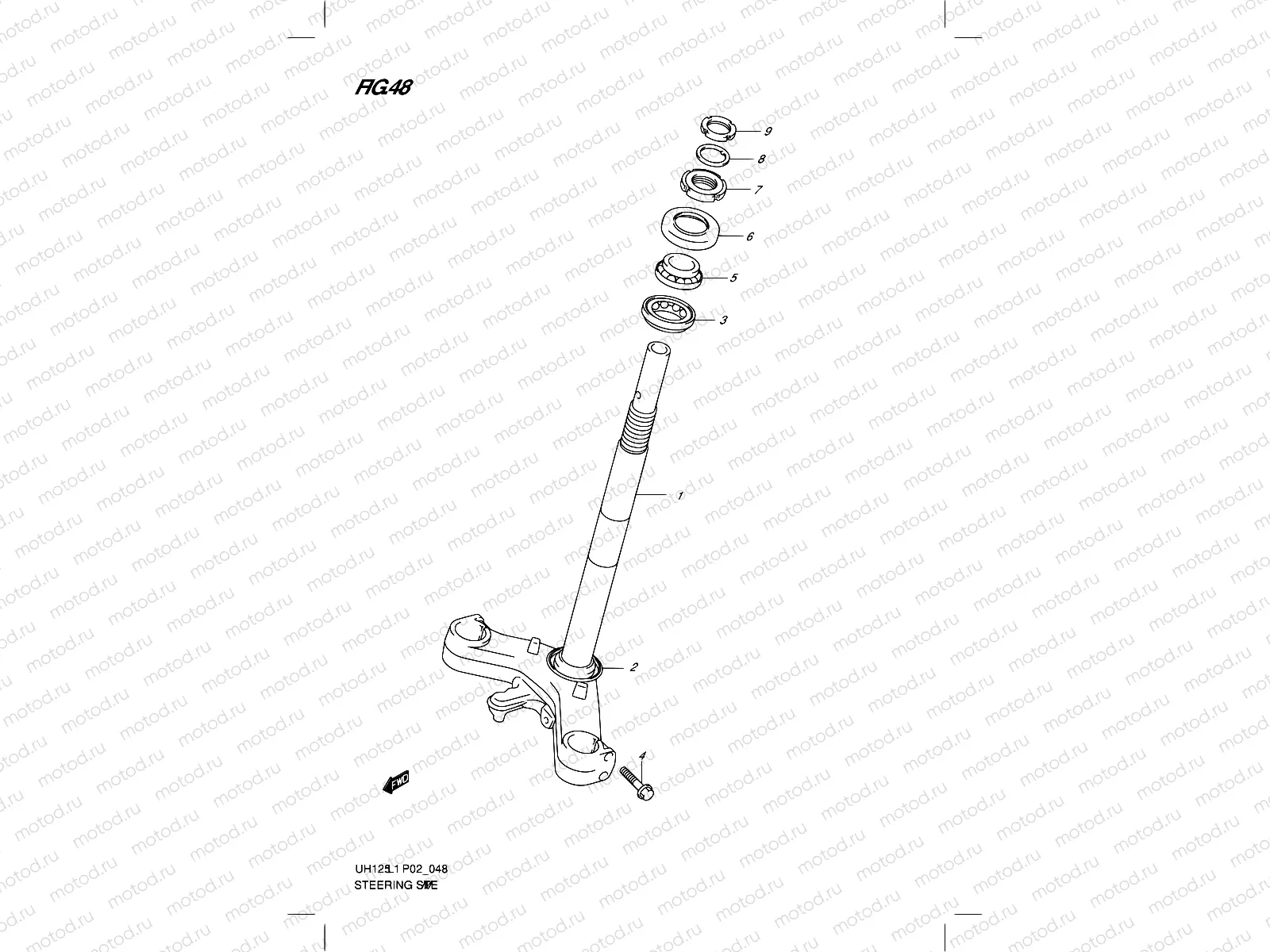 48 - STEERING STEM