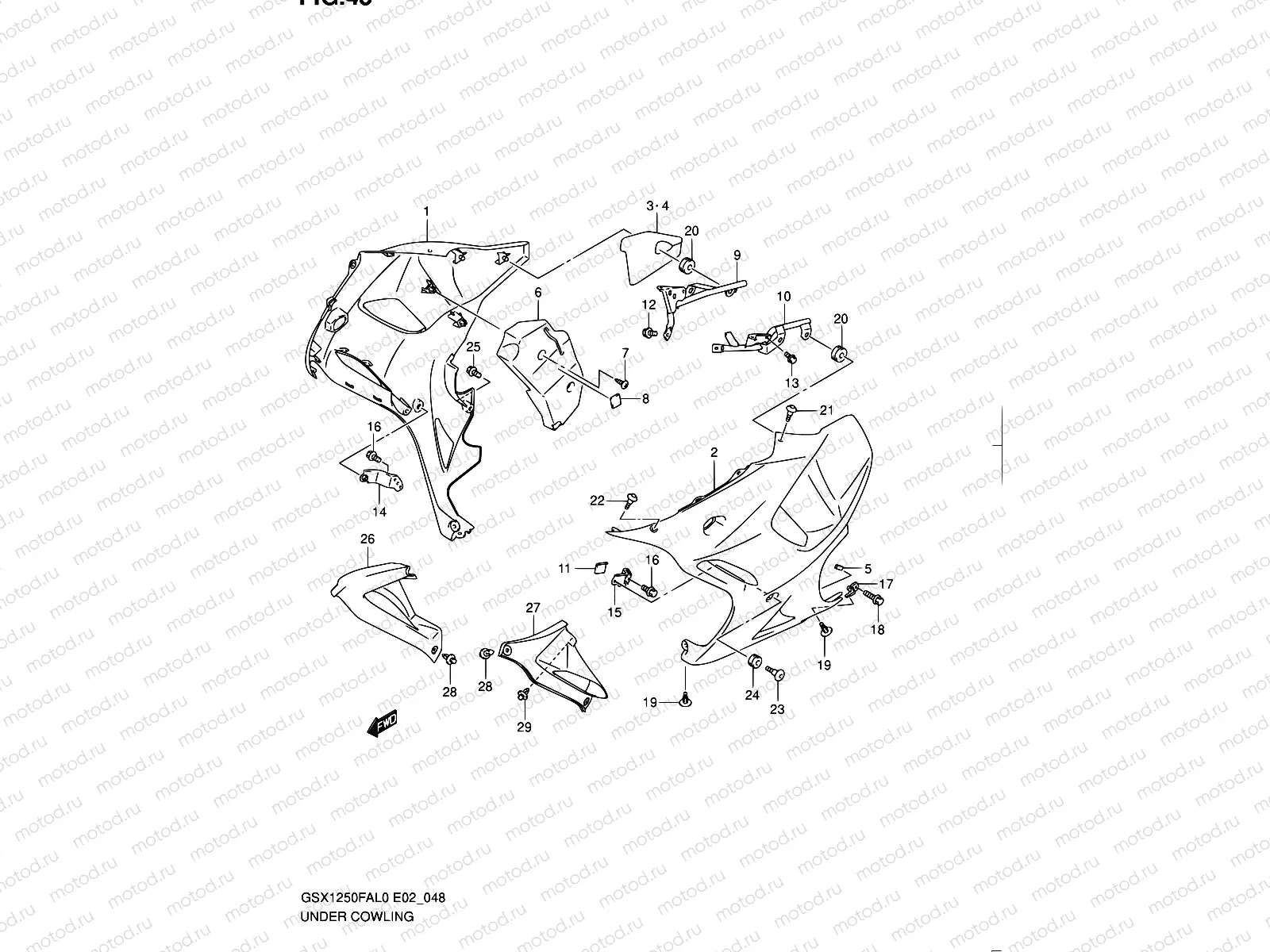48 - UNDER COWLING