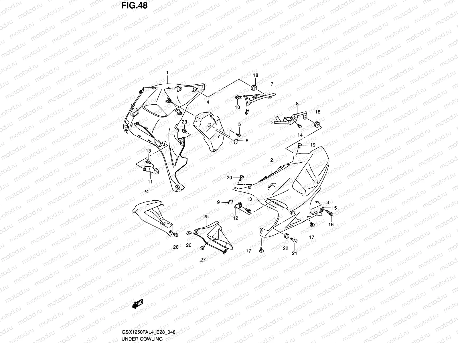 48 - UNDER COWLING