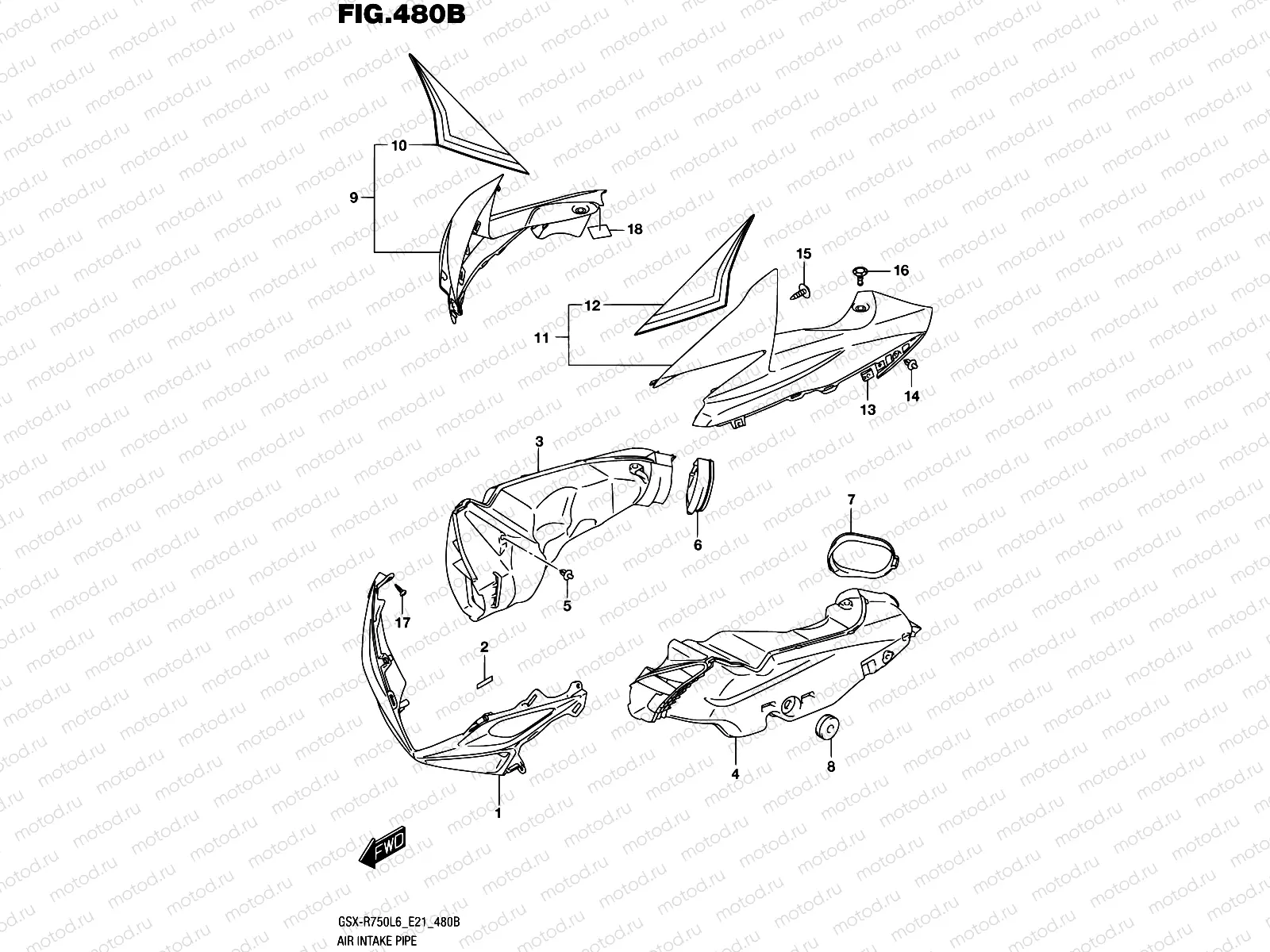 480B - AIR INTAKE PIPE (AJP)